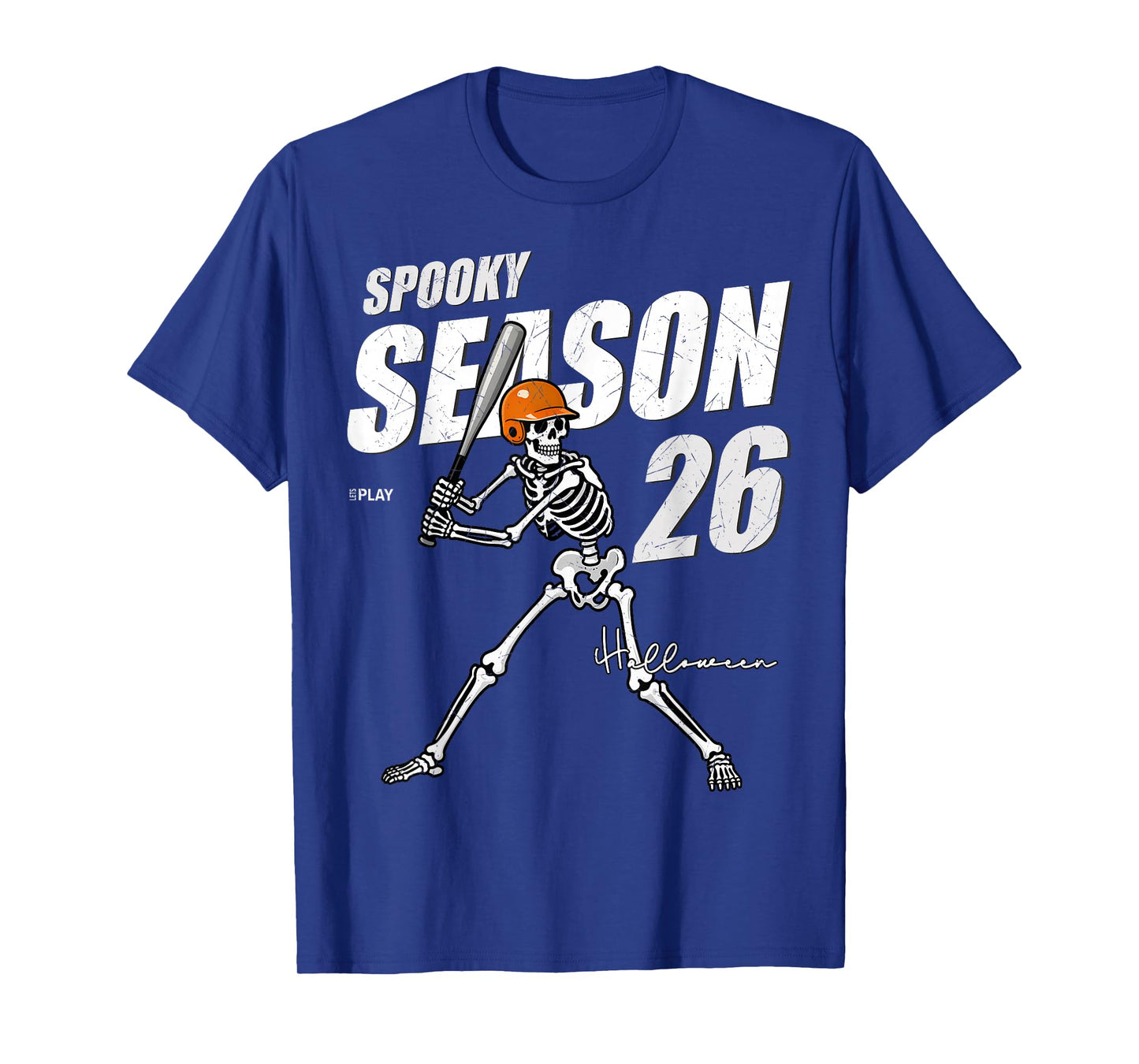 Spooky Season Skeleton Baseball Player Jersey Halloween 2026 T-Shirt