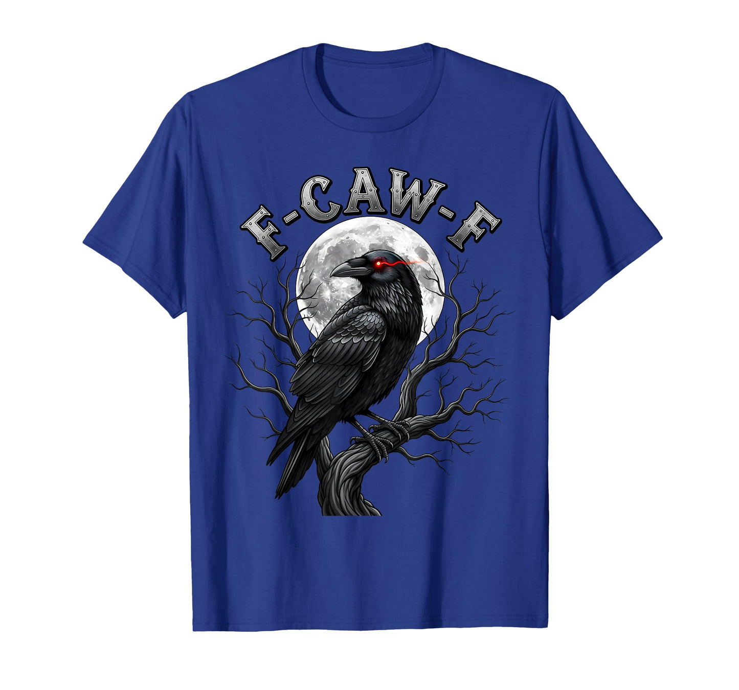 Funny Black Crow F-Caw-F Humorous Adult Humor for Women Wen T-Shirt