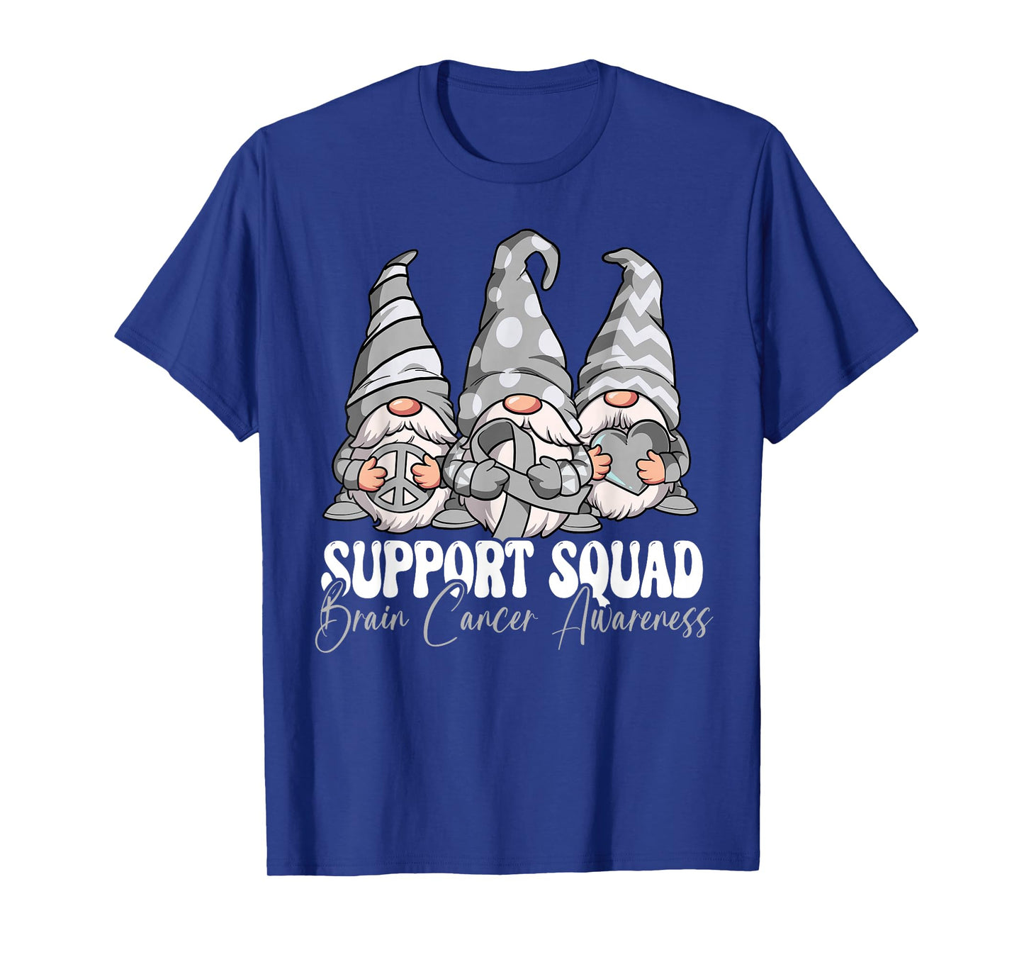 Support Squad Brain Cancer Awareness T-Shirt