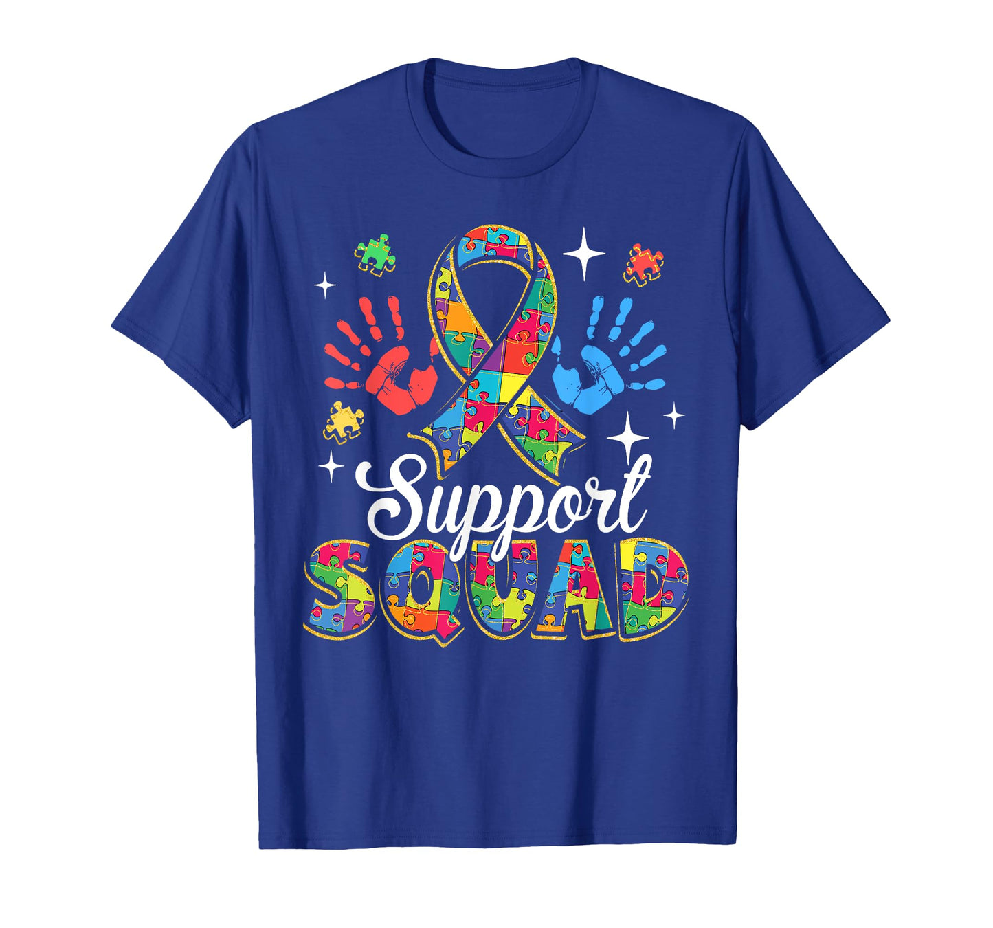 Autism Awareness Autism Support Squad Family T-Shirt