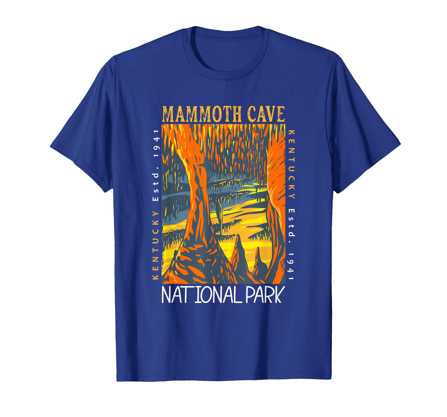Mammoth Cave National Park Kentucky Distressed Vintage T-Shirt