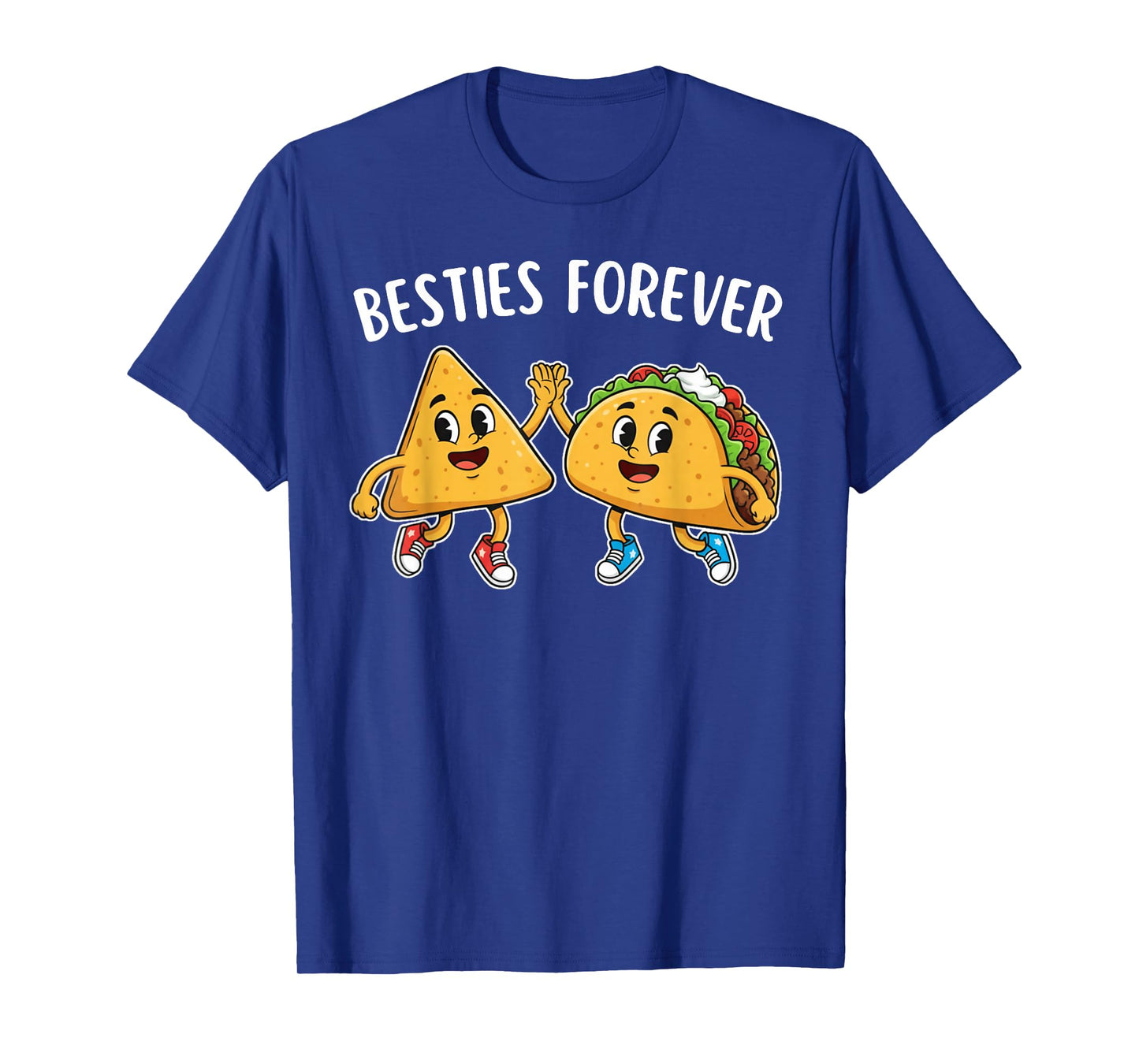 Cute Nachos Tacos Kawaii Besties Forever for Kids Boys Girls T-Shirt