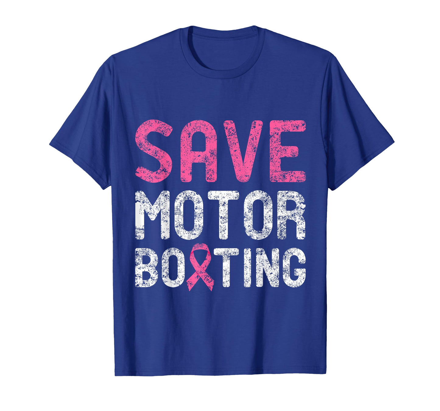 Save Motor Boating - Beat Breast Cancer T-Shirt