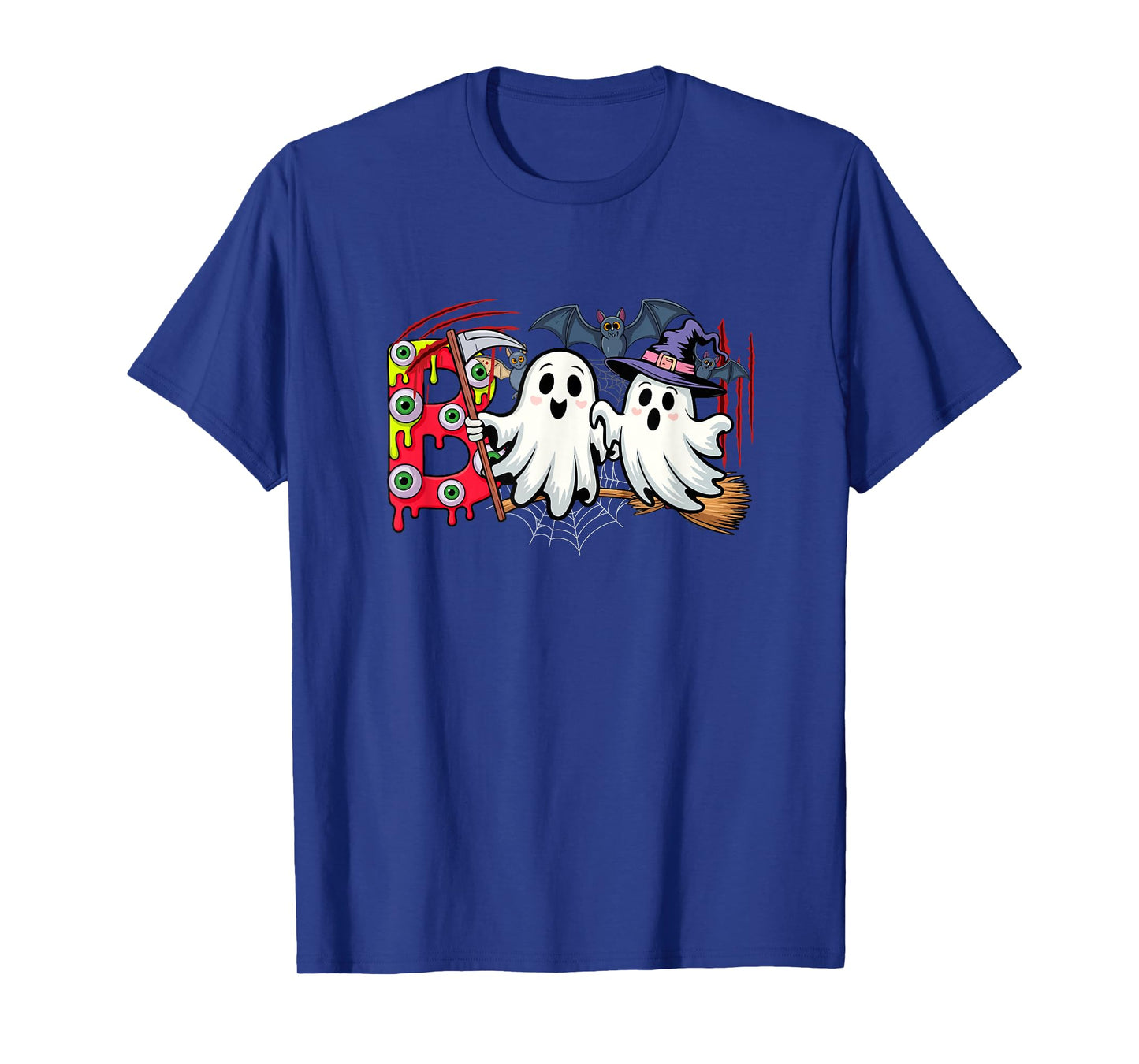 Boo Halloween Bats Two Cute Boo Ghosts Cosplay Witch Lover T-Shirt