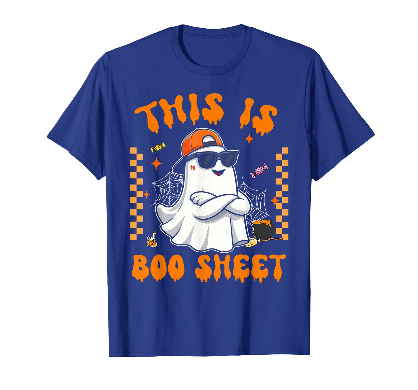 This is Boo Sheet Boo Ghost Halloween Men Women Kids T-Shirt