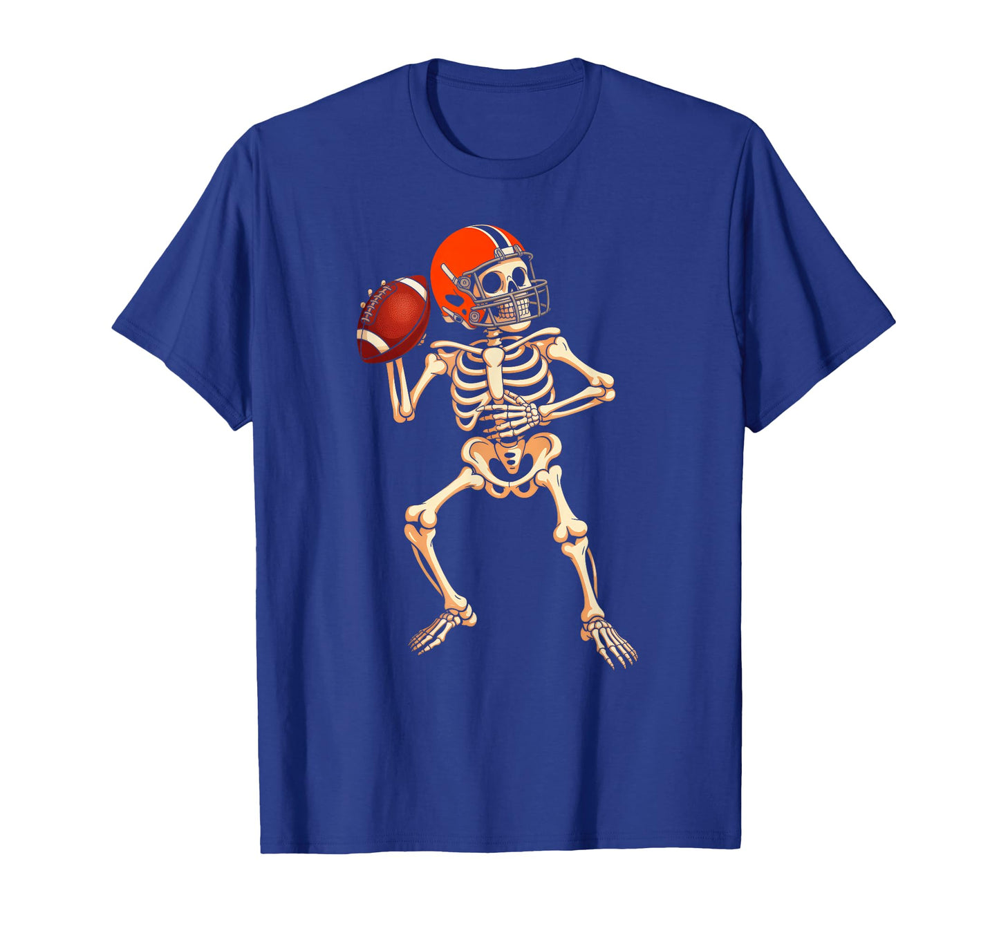 American Football Skeleton Halloween Costume Boys Men Kids T-Shirt