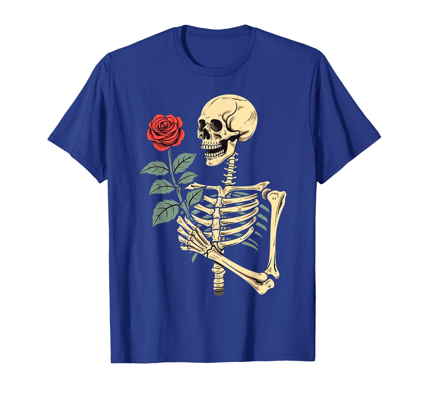 Skeleton Hand Holding a Red Rose T-Shirt