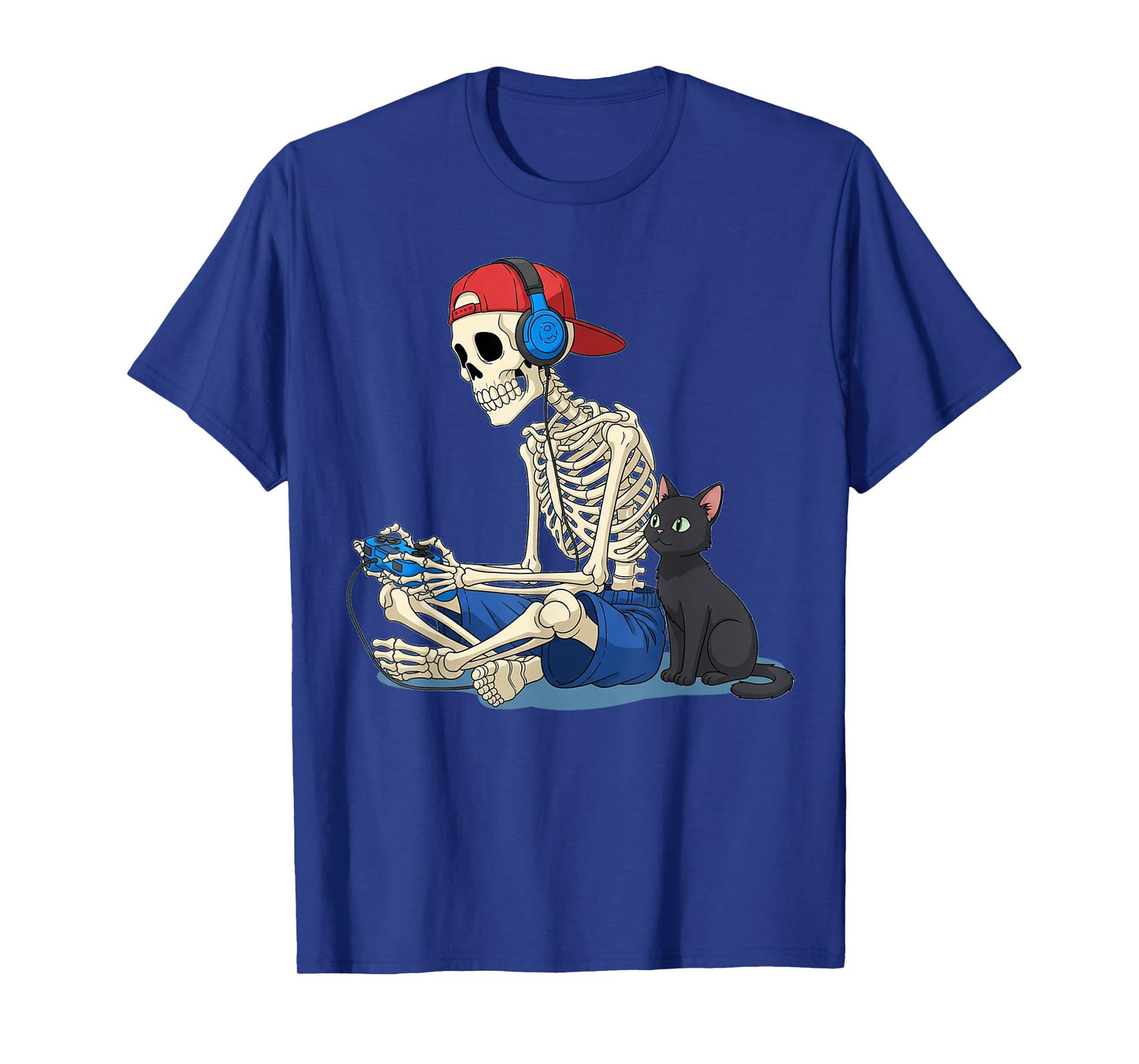 Graphic Skeleton T Boys Gamer Skeleton Halloween Costume T-Shirt