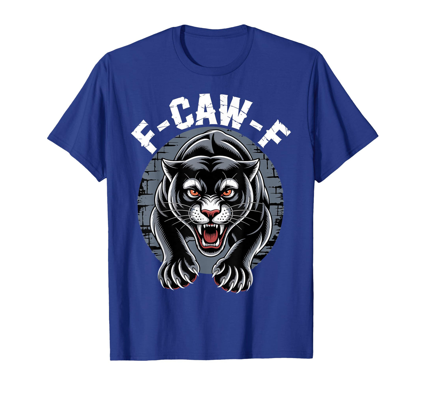 Fierce Panther F-Caw-F Funny Animal Attitude Design T-Shirt