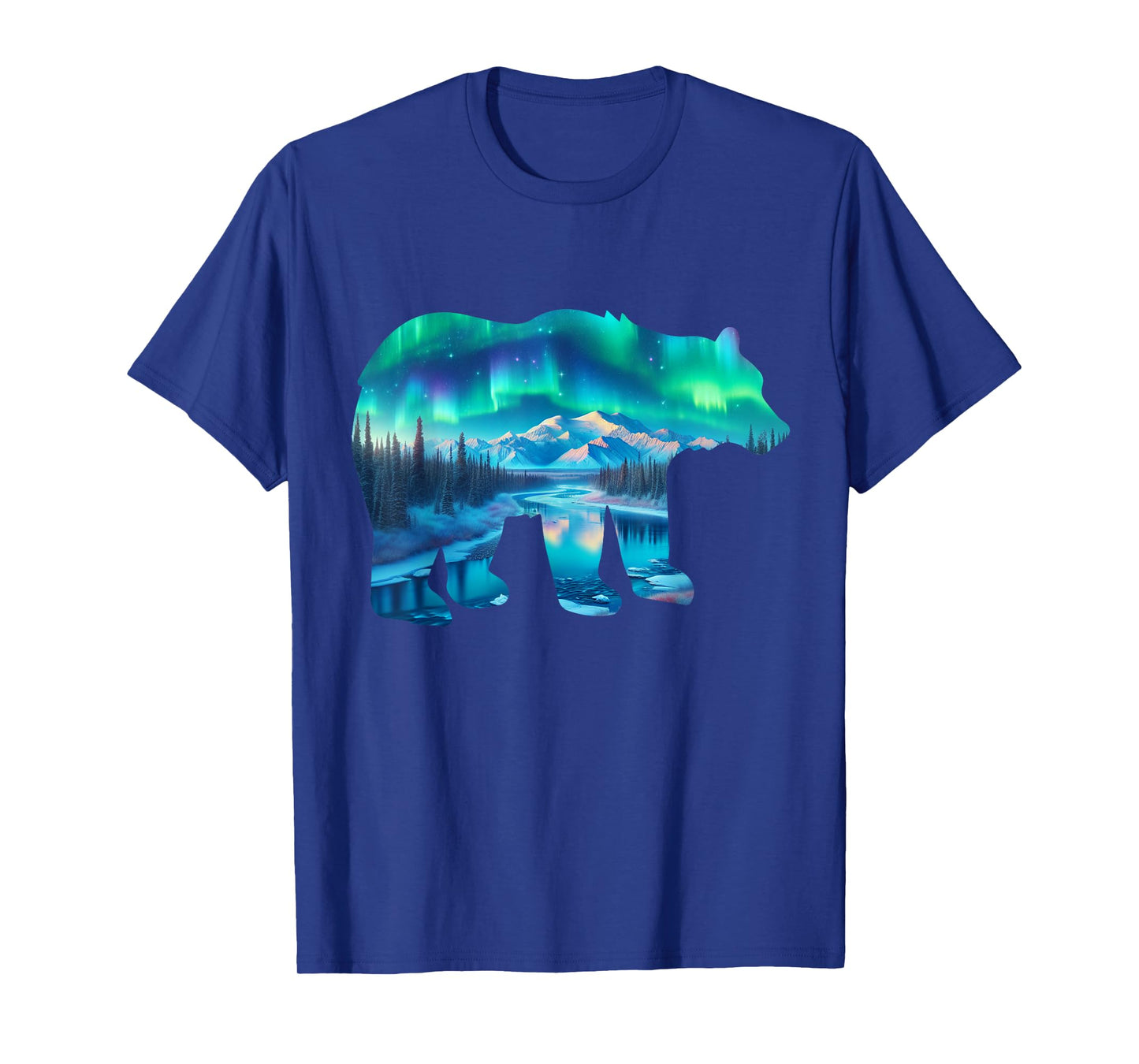 Alaska Northern Lights Aurora Borealis Denali National Park T-Shirt