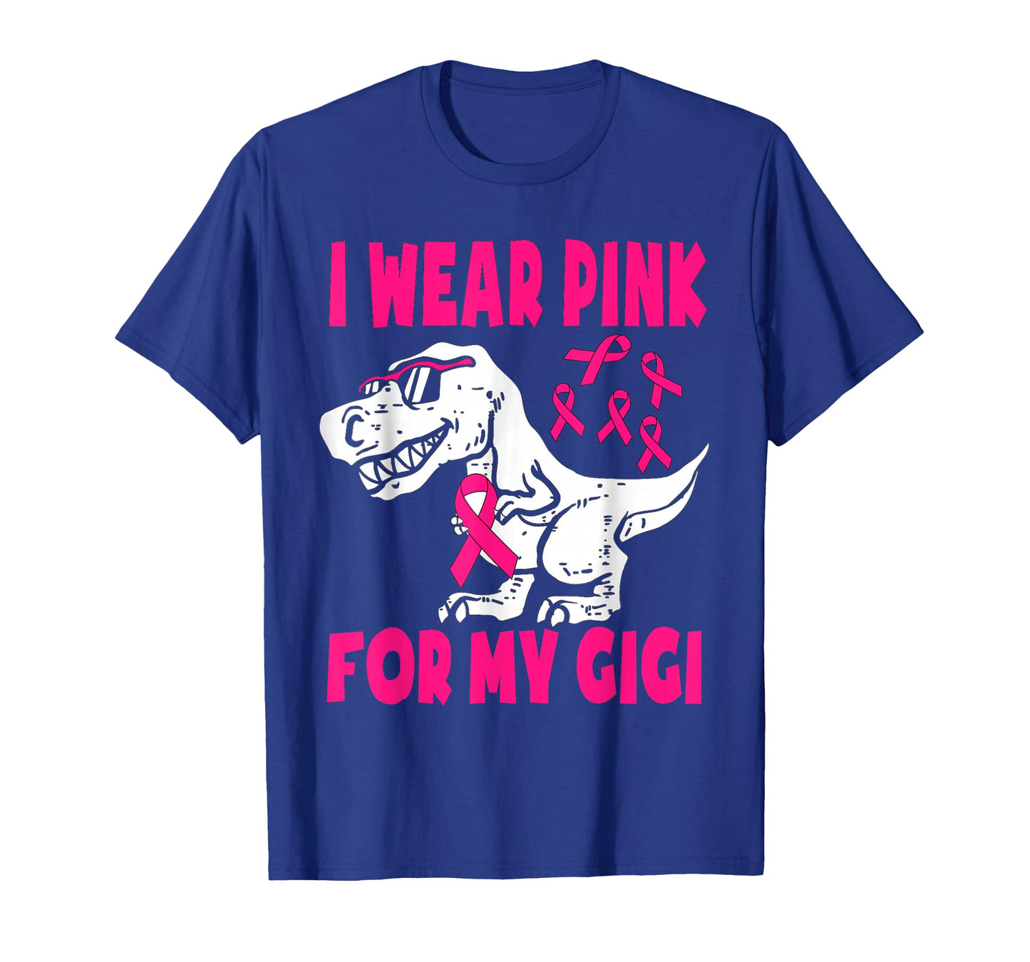 Wear Pink For My, Gigi, Breast Cancer Awareness Grandma T-Shirt