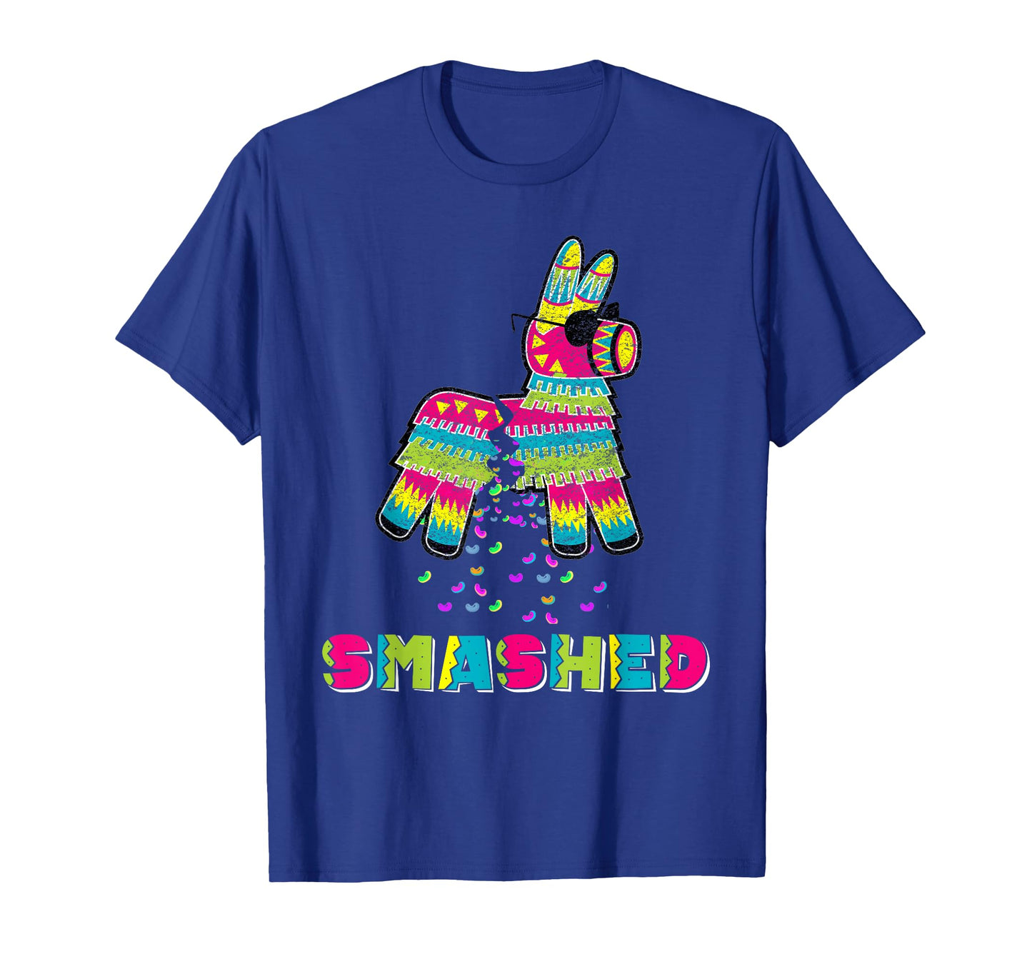 Funny Men Women Smashed Funny Cico De Mayo Costume Pinata T-Shirt