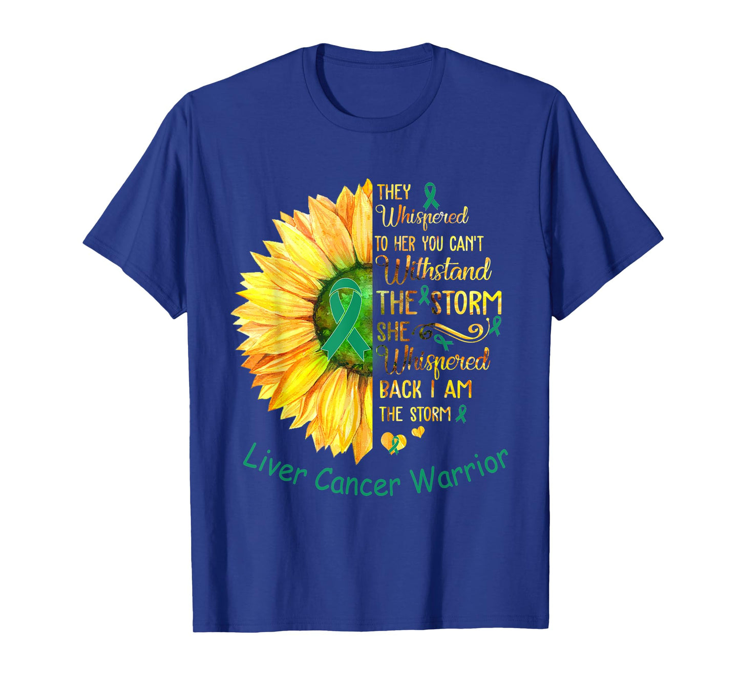 I am the Storm Liver Cancer Warrior T-Shirt