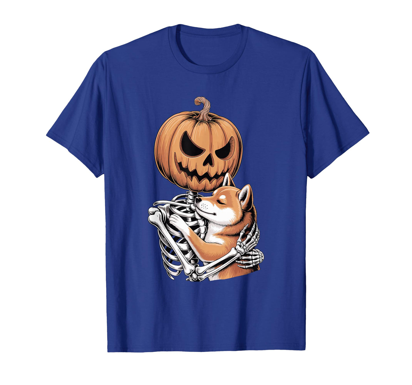 Halloween Skeleton Japanese Shiba Inu T-Shirt