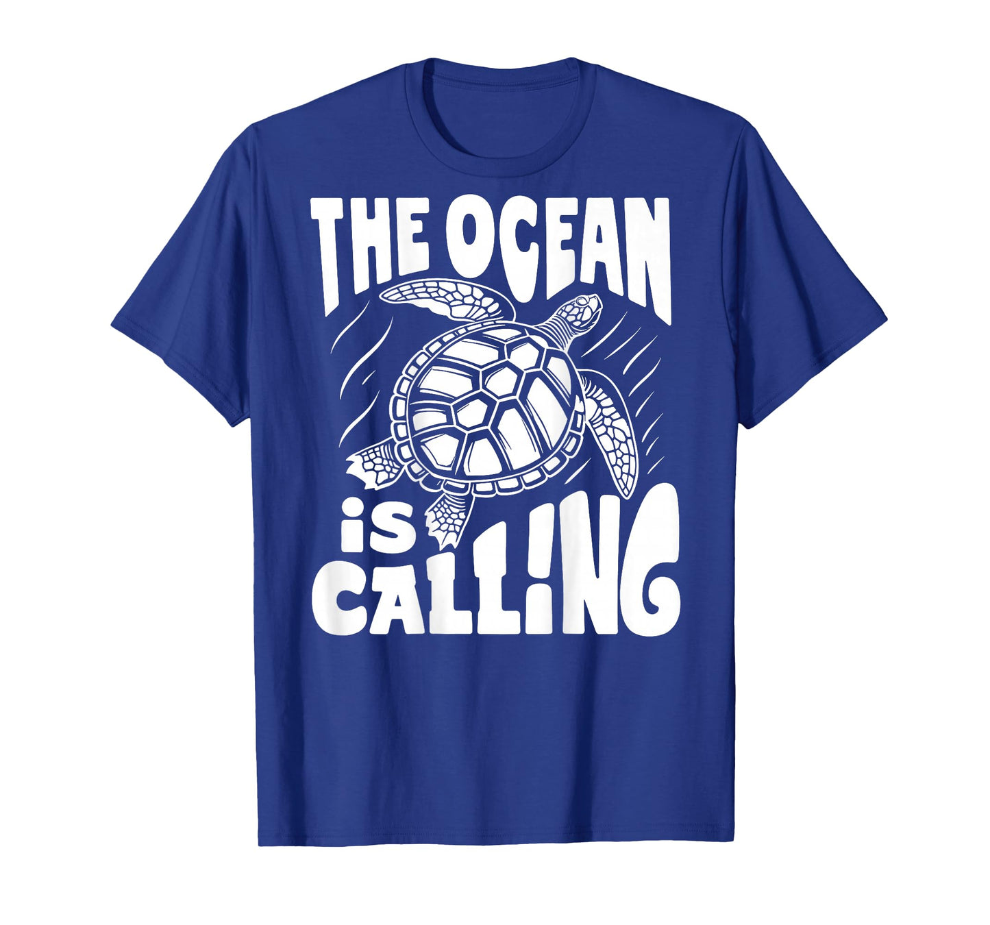The Ocean Is Calling X Nature Beach Turtle Back T-Shirt
