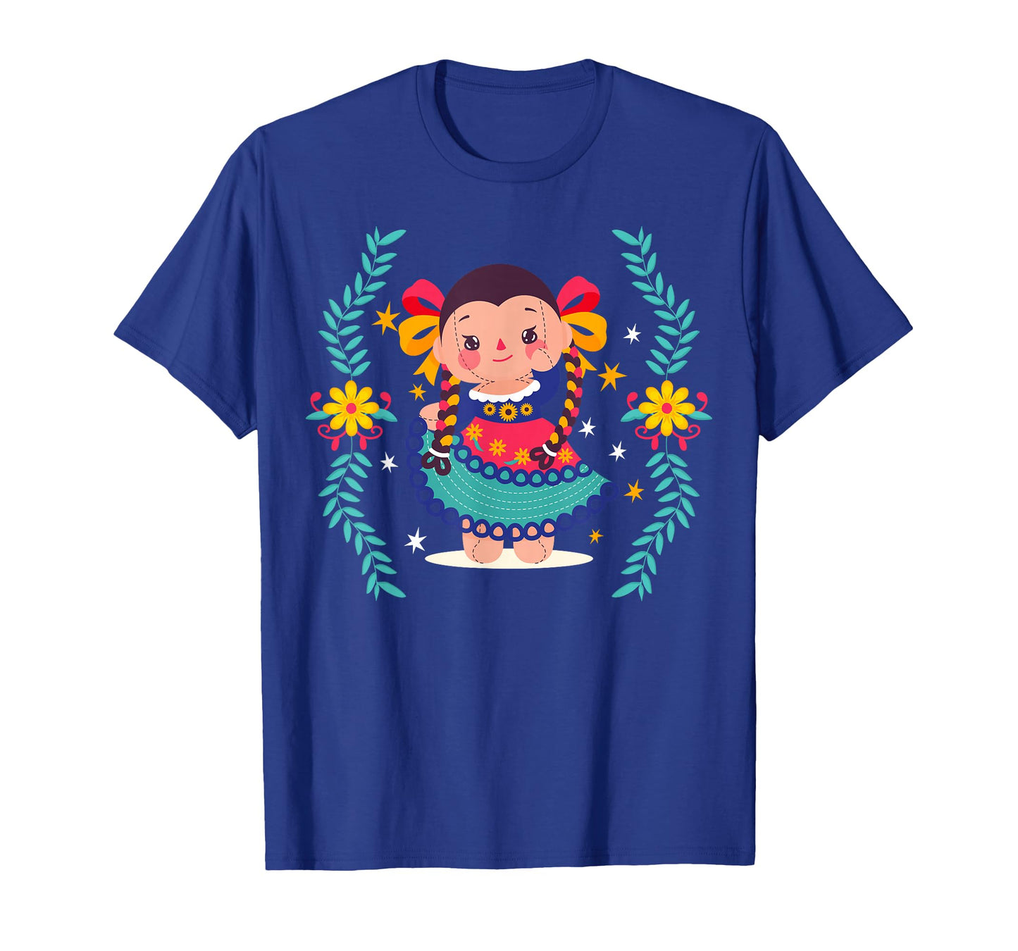 Muñecas artesanales de Amealco Muñeca de trapo Mexicana Doll T-Shirt