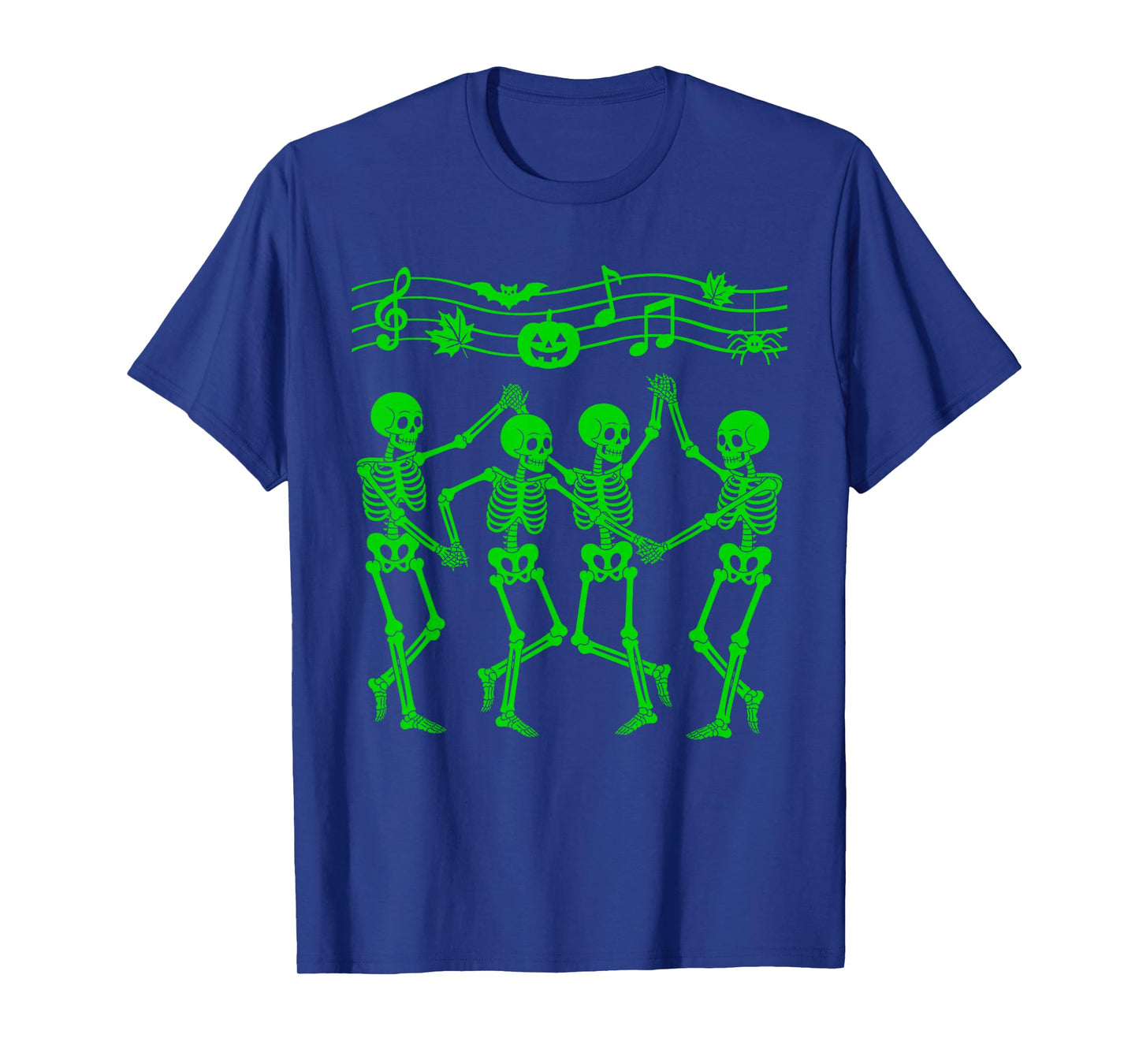 Dancing Skeletons Halloween Music Party Symphony Skull Dance T-Shirt