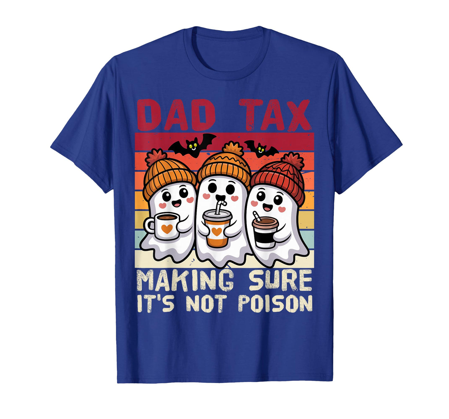 Funny Daddy Boo Halloween Family Matching Costume Ghost Dad T-Shirt