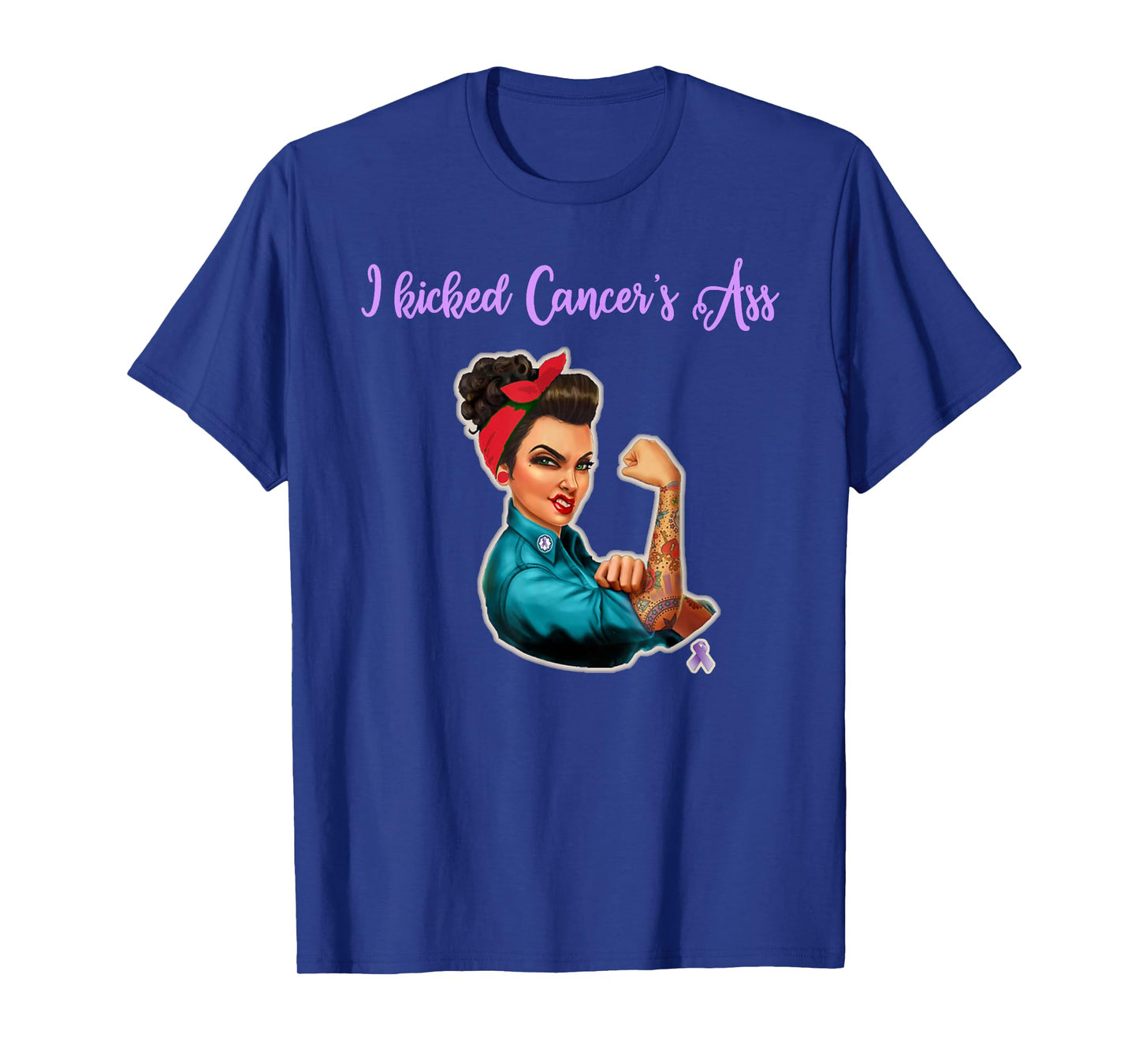I Kicked Cancers Ass Cancer Survivors T-Shirt
