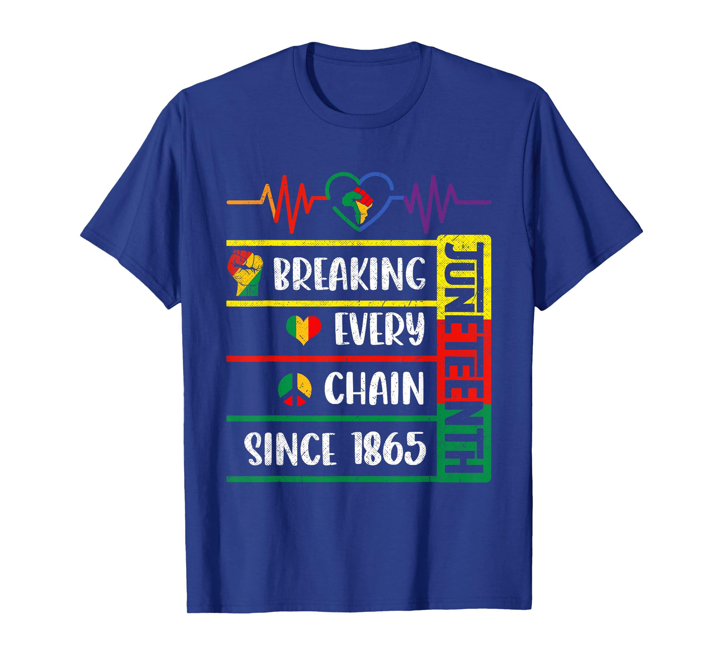 Juneteenth Breaking Every Chain Since 1865 Freedom Day T-Shirt