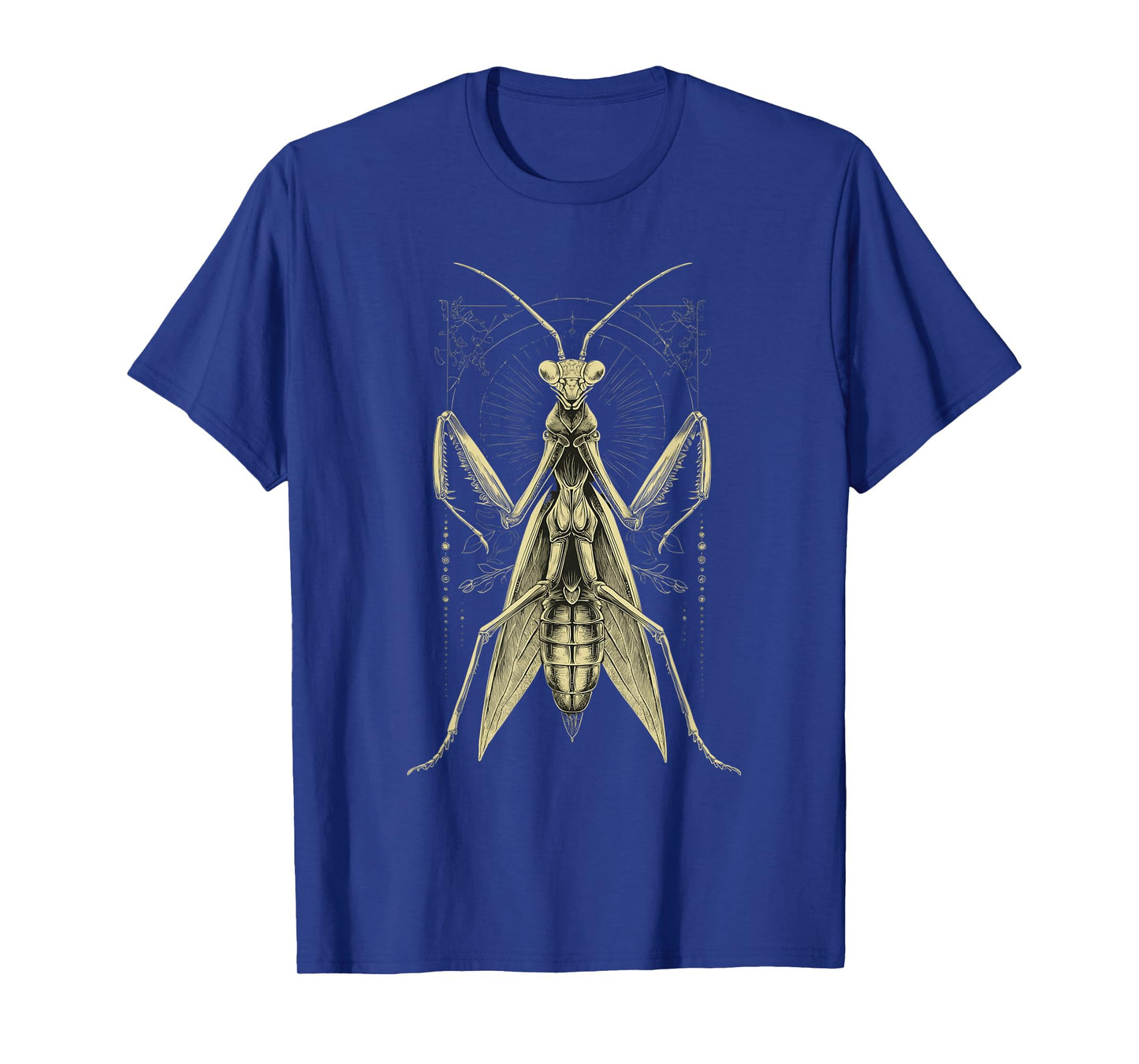 Mystical Praying Mantis Gothic Insect Illustration Art T-Shirt