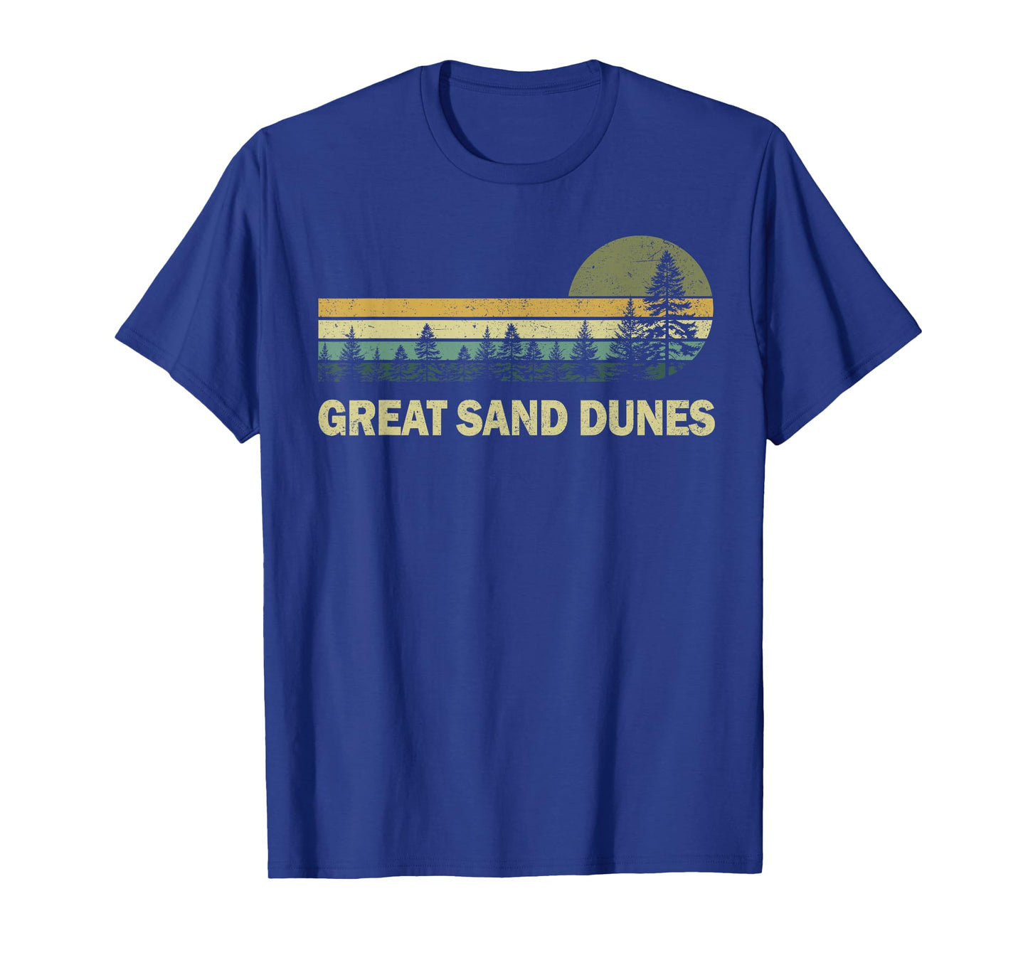 Vintage Great Sand Dunes National Park Graphic Mens Womens T-Shirt