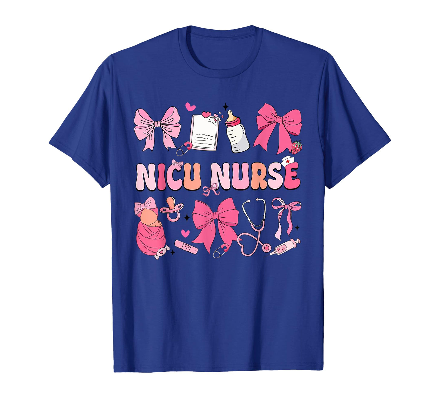 Nicu Nurse Shirt Coquette Bow Nurse Day Nurse Week 2025 T-Shirt