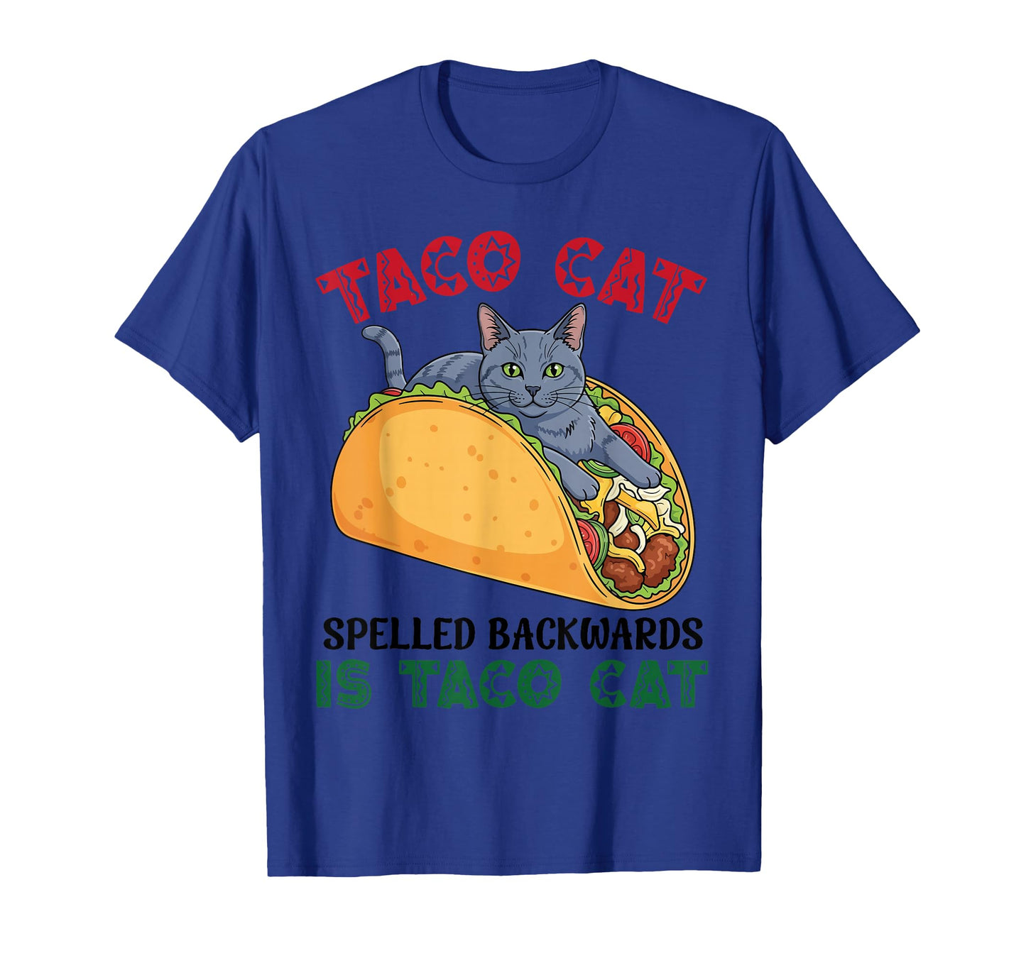 Korat Taco Cat Spelled Backwards is Taco Inside A Cat T-Shirt