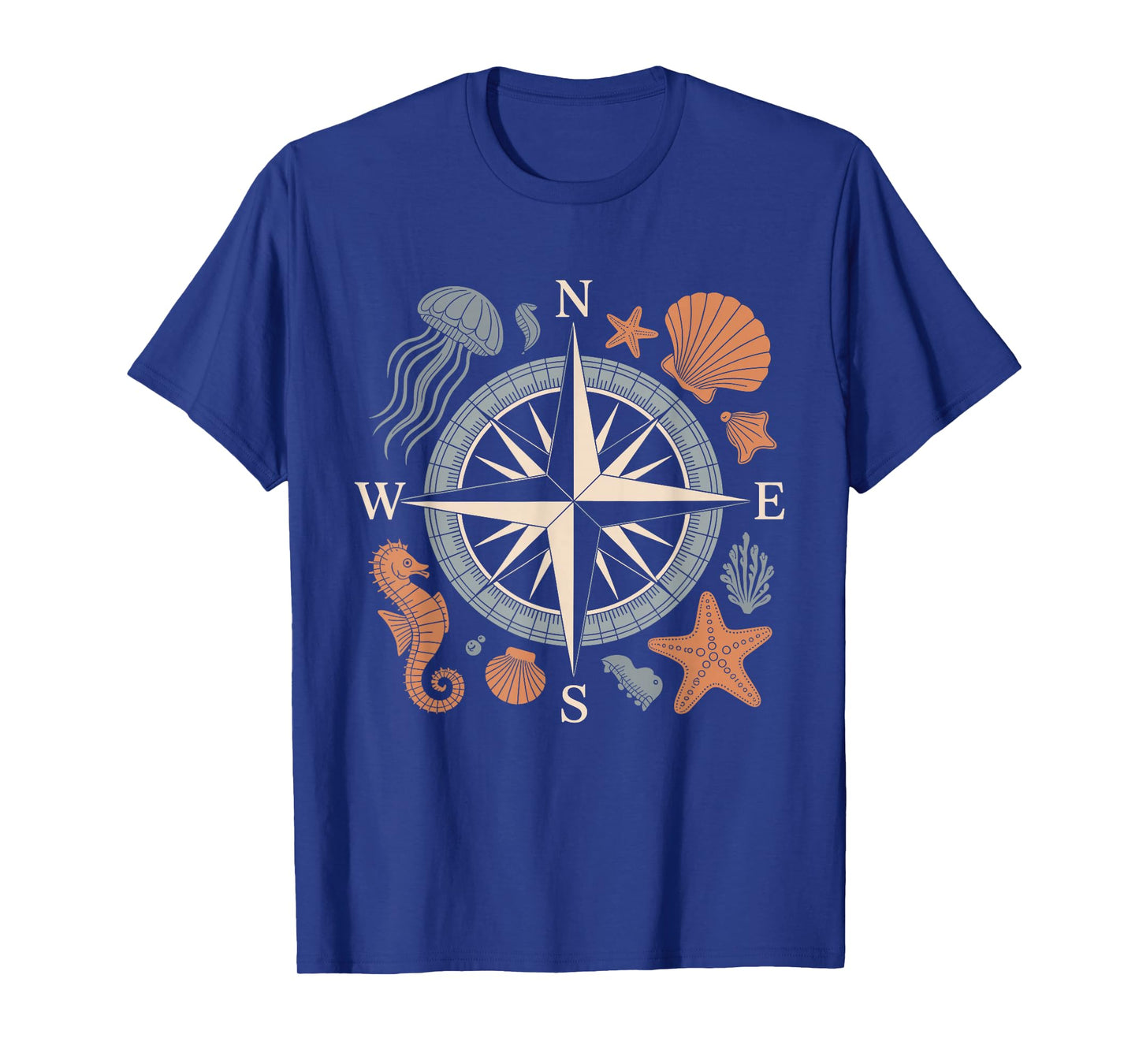 Ocean Academia Coastal Scholar Marine Science Nerd Vintage T-Shirt