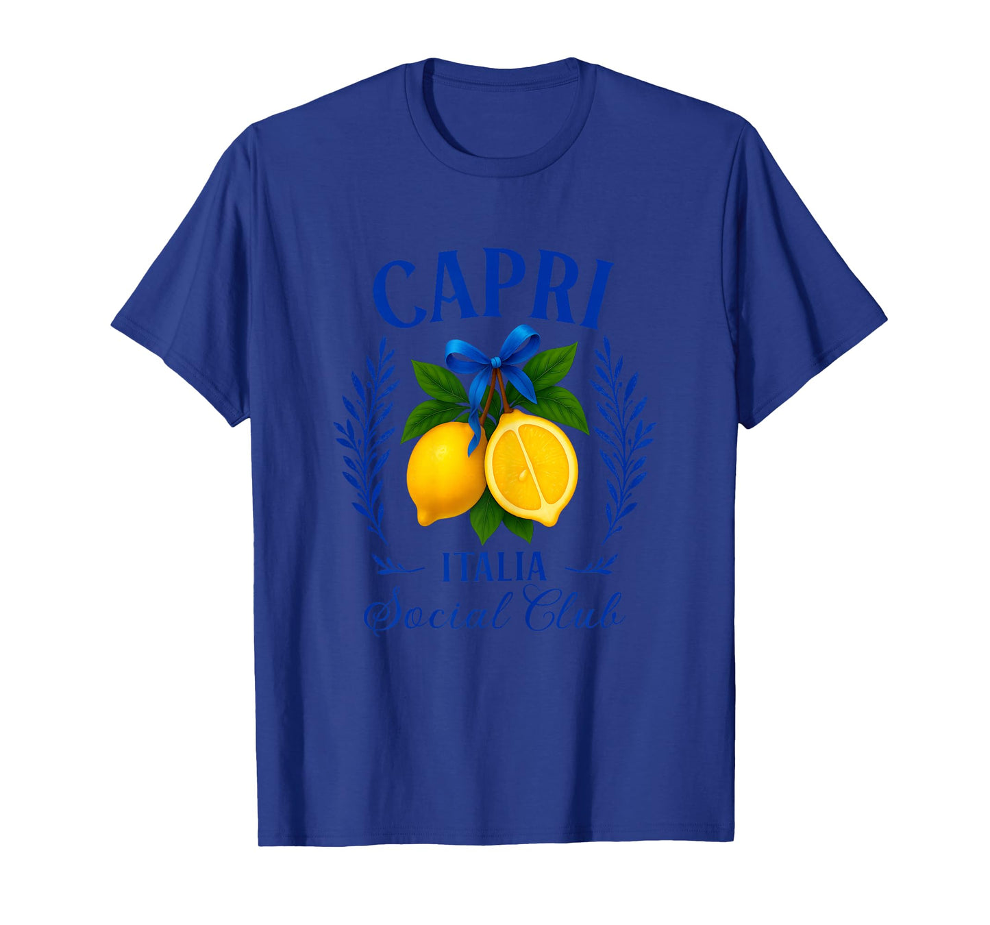 Capri Italia Lemons Travel Campania Tyrrhenian Sea Italy T-Shirt