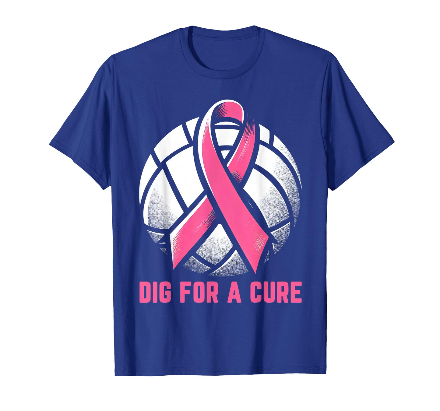 Dig For A Cure Breast Cancer Awareness Volleyball Pink Out T-Shirt
