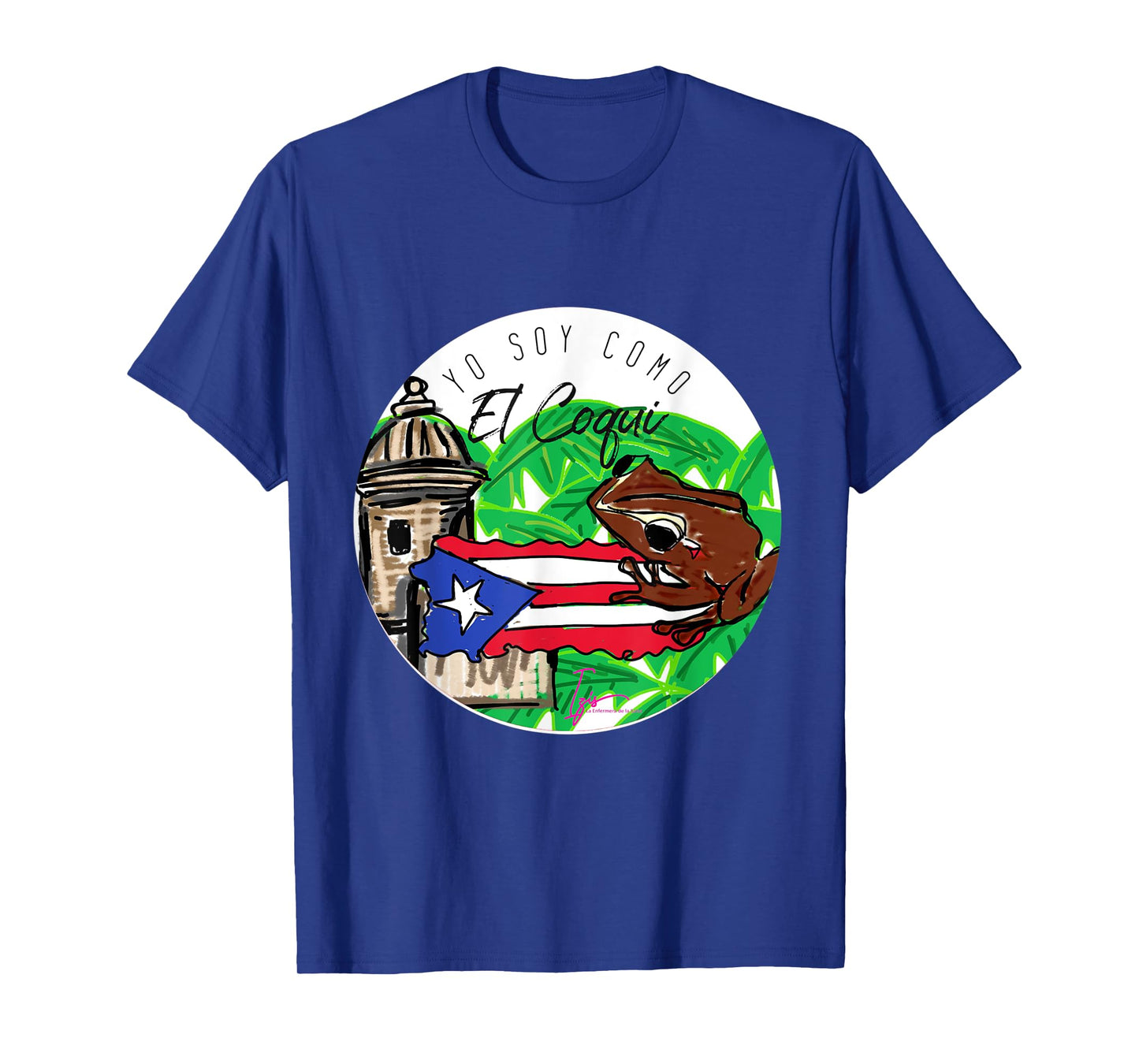 soy como el Coqui Boricua Puerto Rico Izis la Enfermera T-Shirt