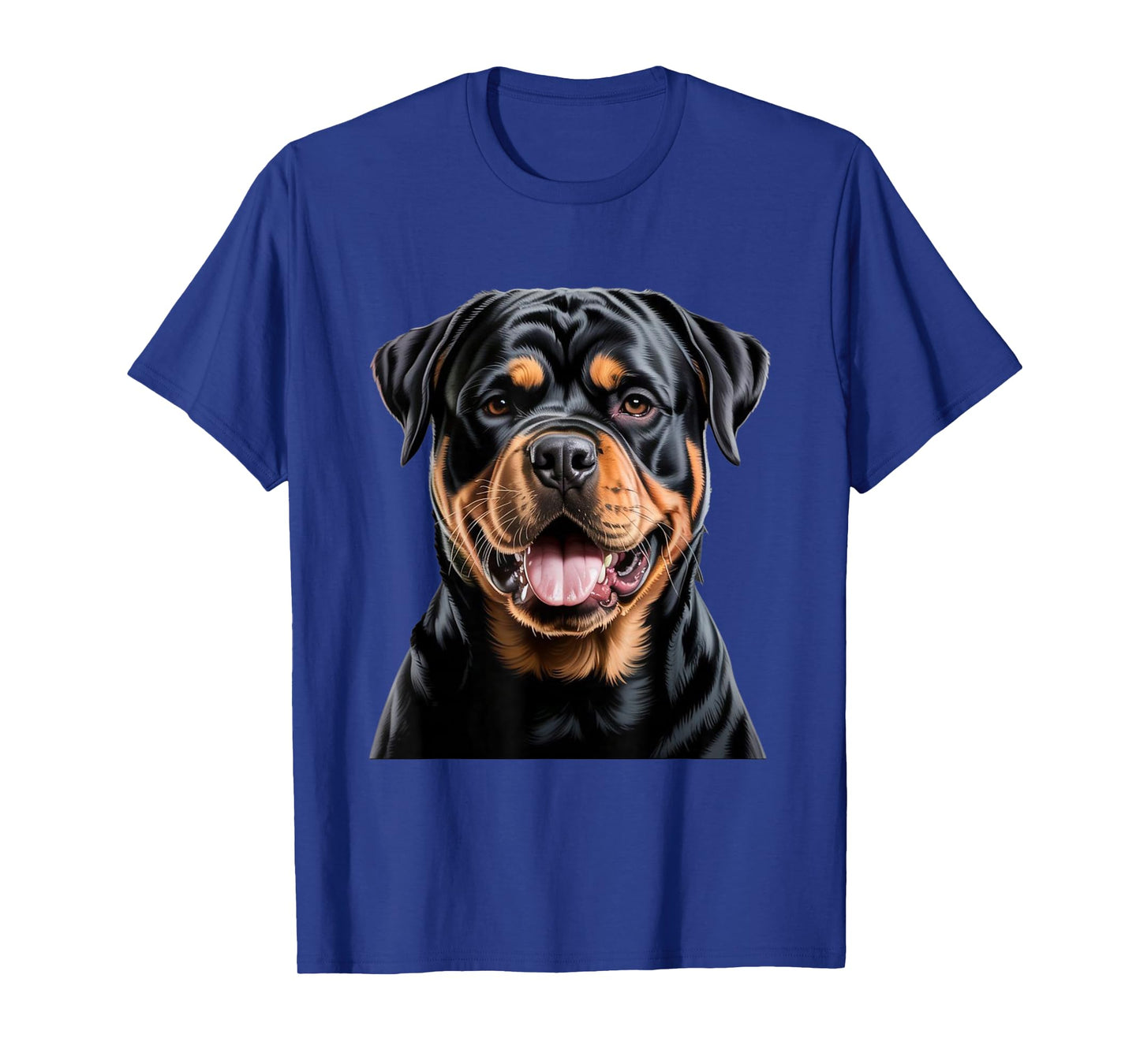 Face Portrait Watercolor Painting Rottweiler Dog T-Shirt