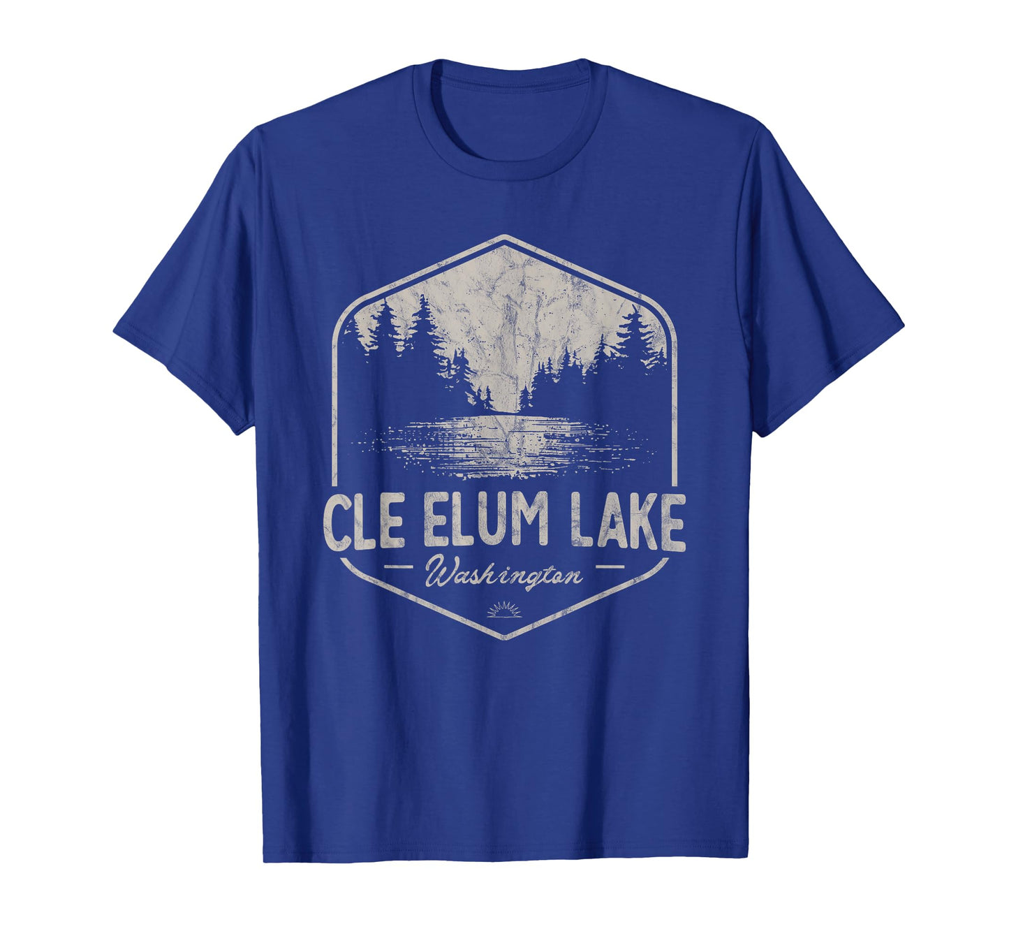 Cle Elum Lake Washington Outdoors Vintage T-Shirt