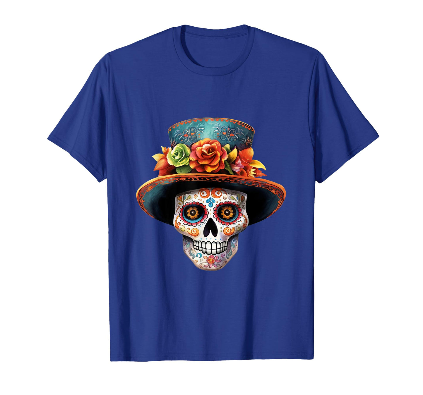 El Jefe Sugar Skull Men Dia De Los Muertos El Jefe T-Shirt