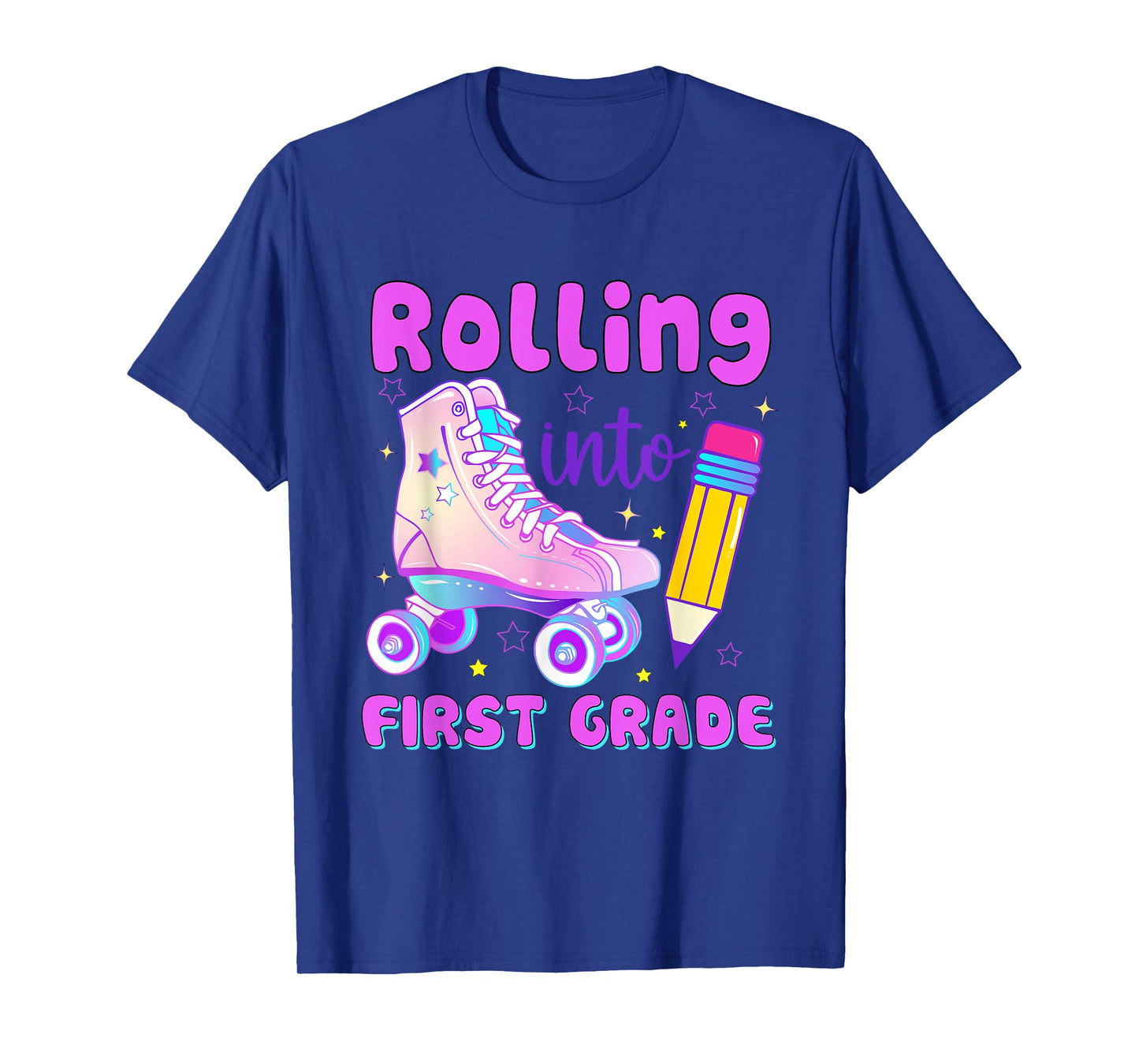 Rolling Into First Grade First Day of First Grade T-Shirt