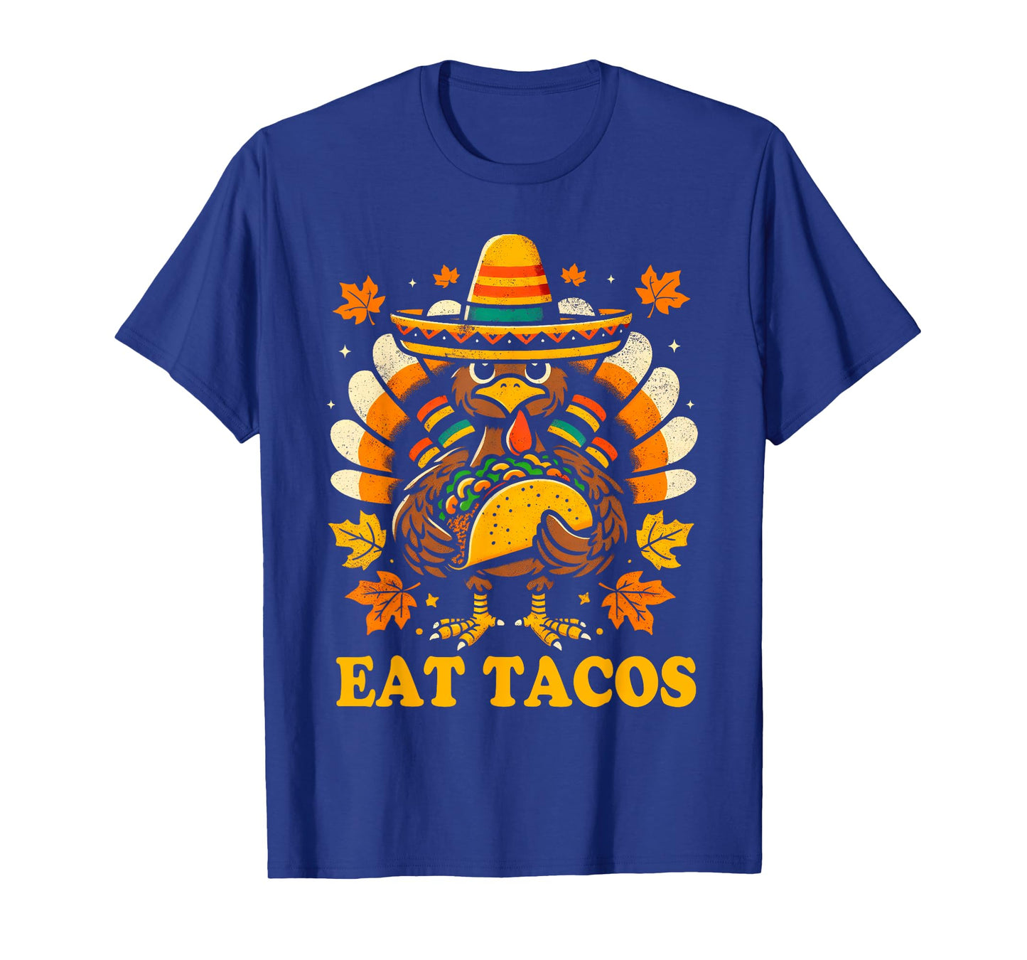 Thanksgiving Day Turkey Eat Tacos Mexican Turkey Boys Kids T-Shirt