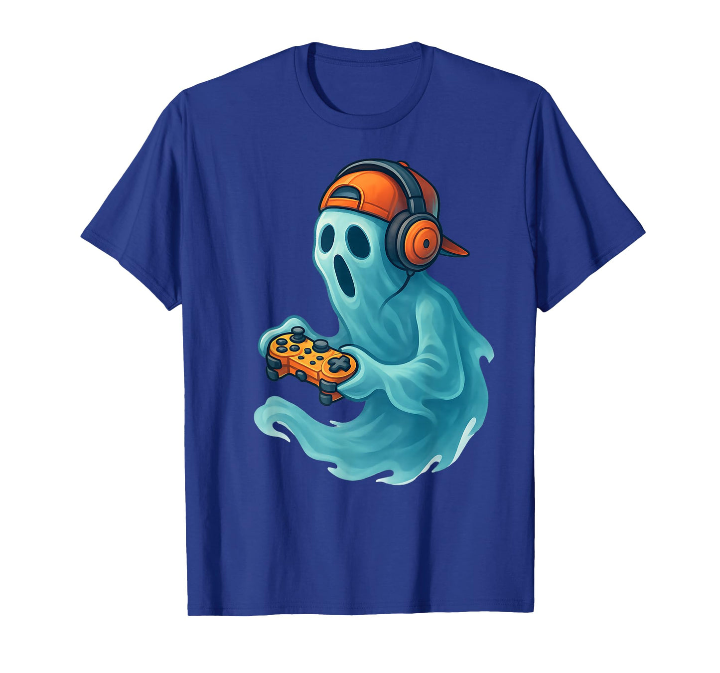 Halloween Boys Kids Khost Gamer Scary Costume Gaming Men T-Shirt