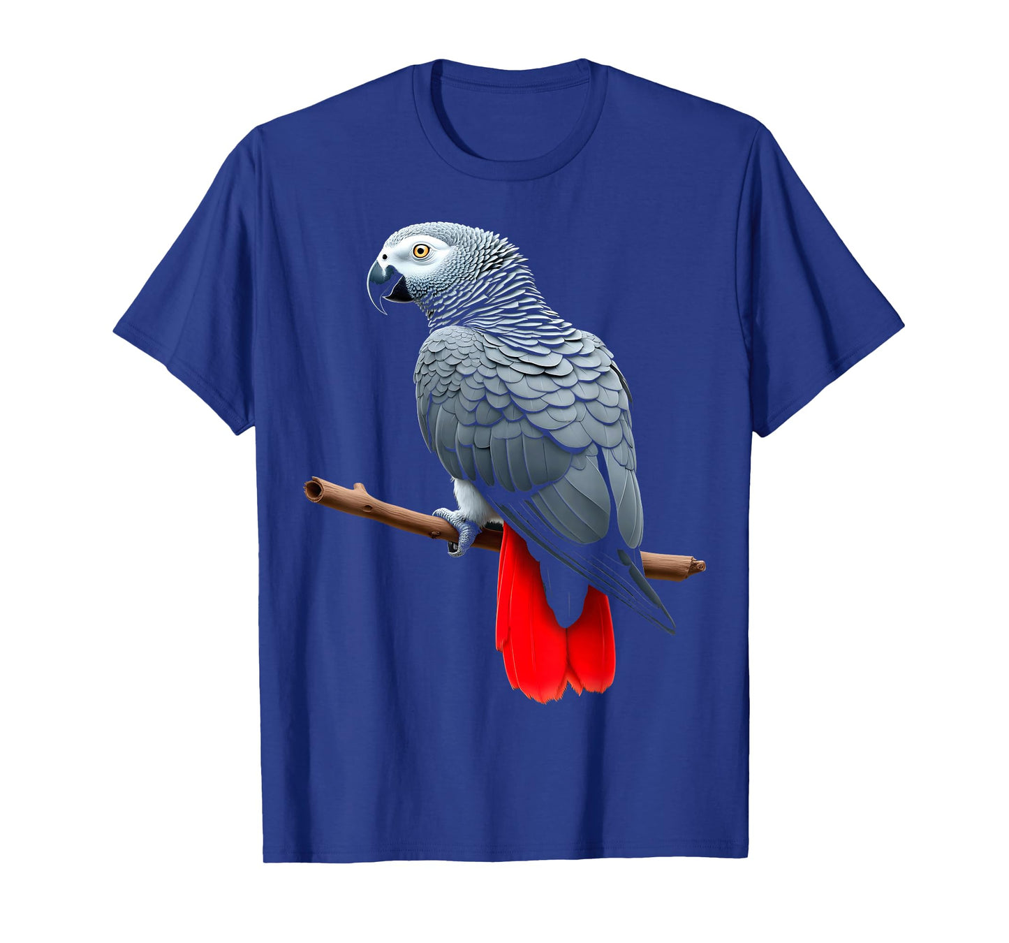 African Grey Parrot Art for Bird Lovers T-Shirt