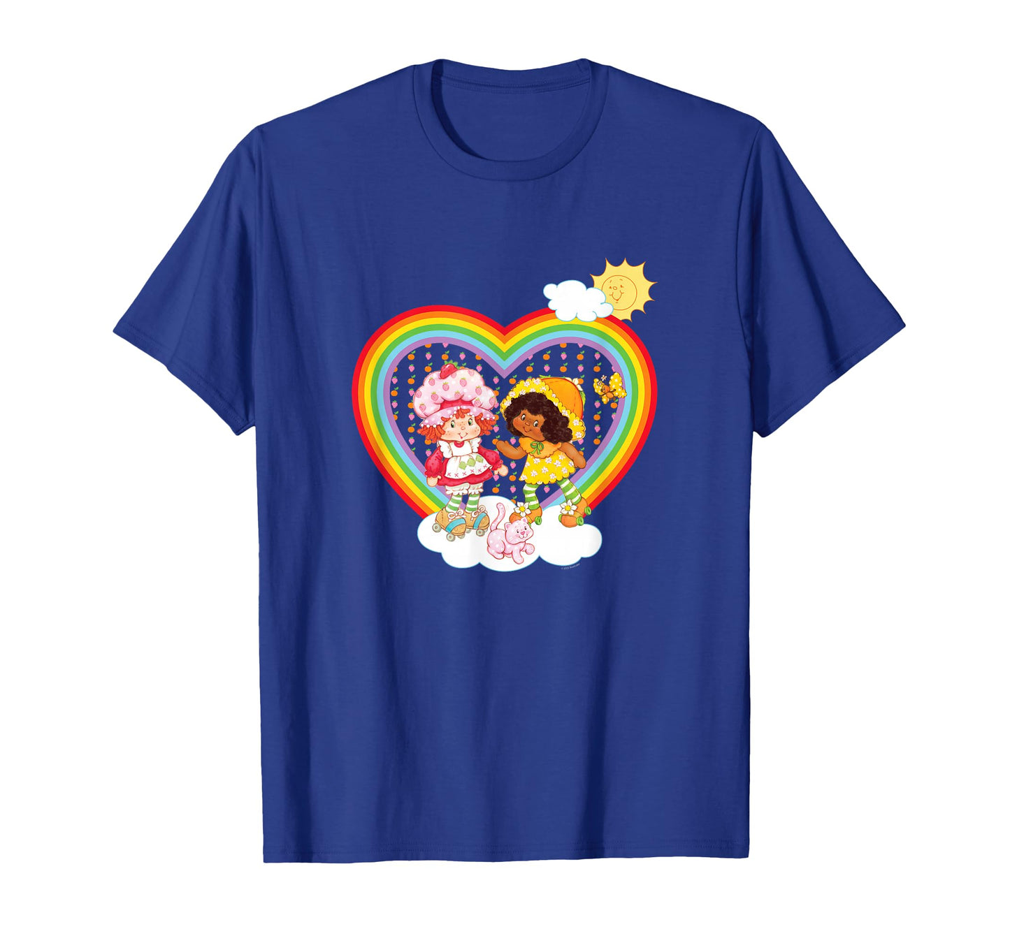 Strawberry Shortcake & Orange Blossom Rainbow Heart T-Shirt