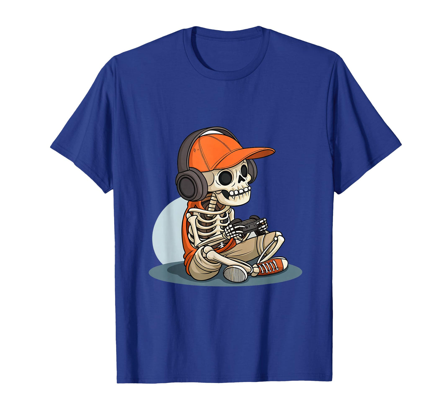 Cool Skeleton Gaming Headset Gamer Halloween T-Shirt