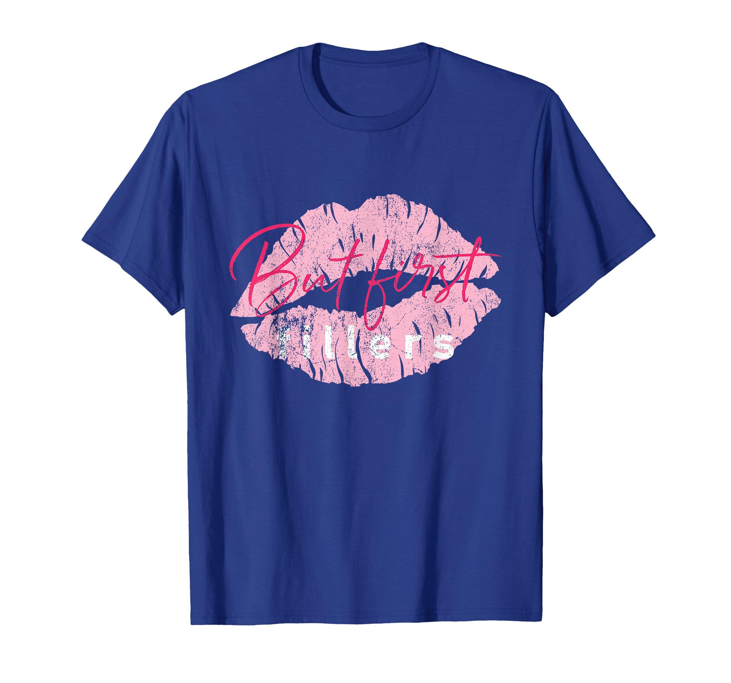 But First Fillers Vintage Lip Injections Nurse Injector T-Shirt - Black, Small