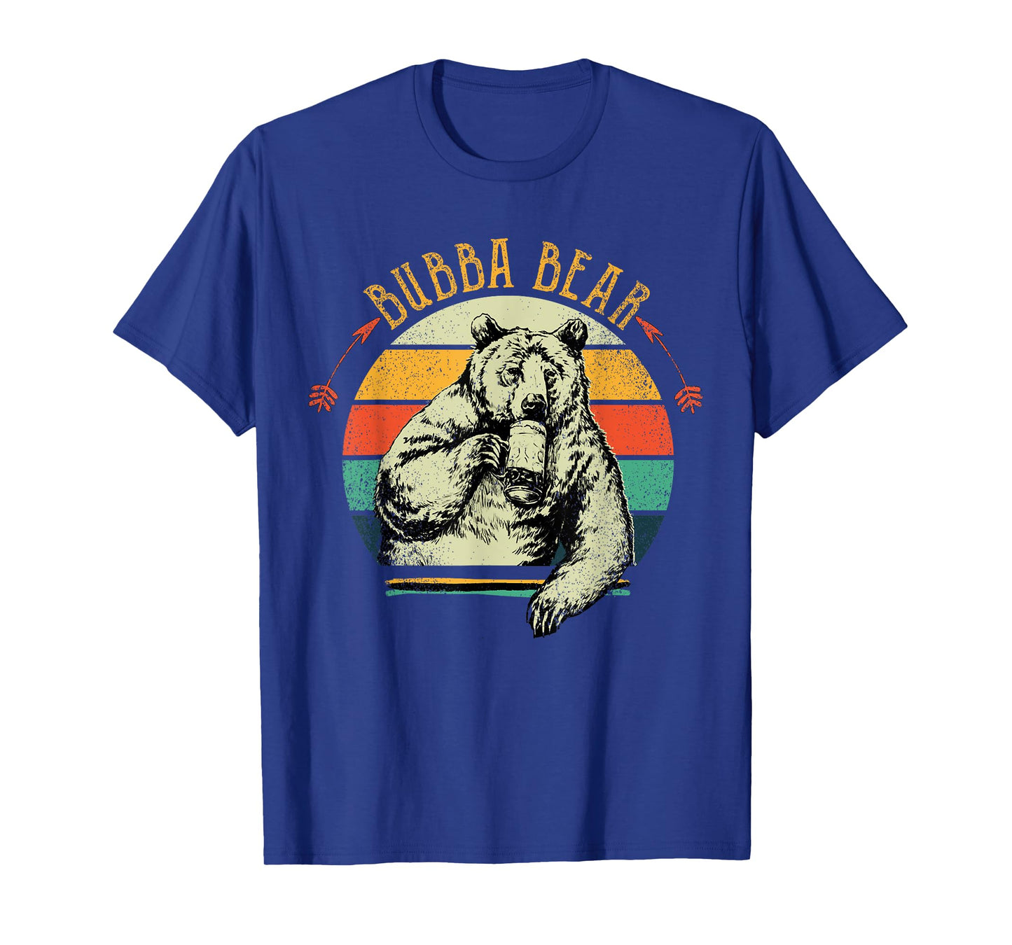 Vintage Bubba Bear Shirt Funny Fathers Day T-Shirt