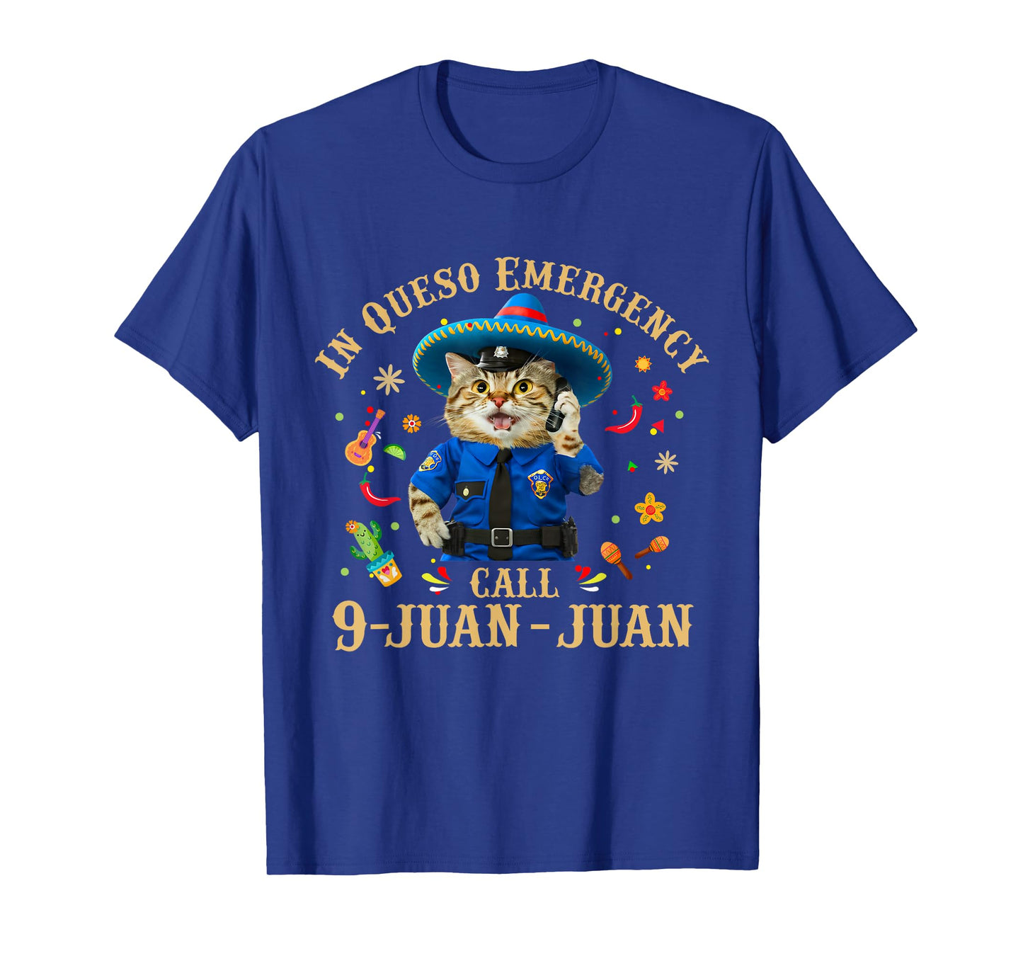 Funny Cinco De Mayo Paramedic Tacos Cat Lover 911 Dispatcher Men Women T-Shirt