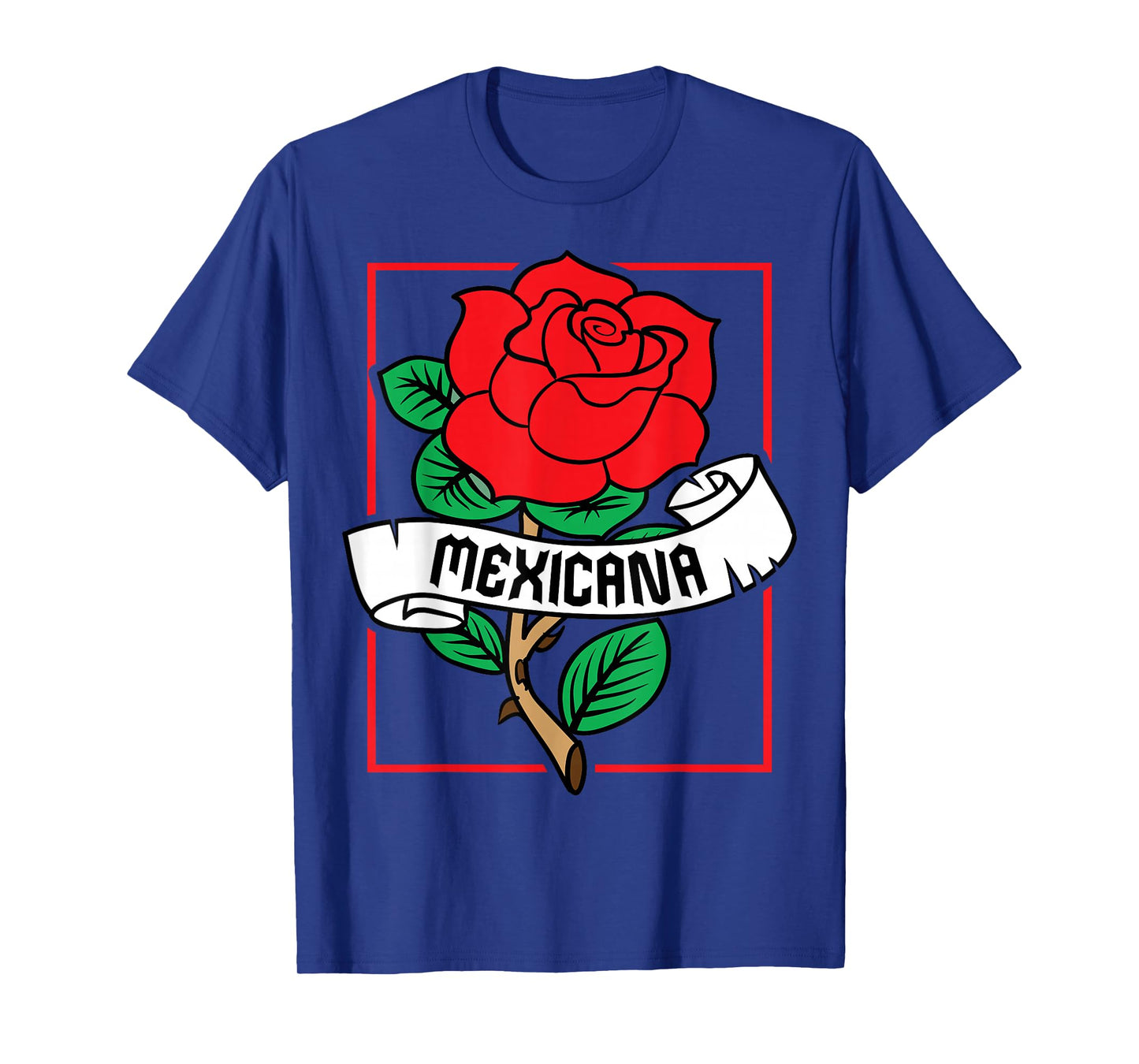 Mexicana Mexico Floral Roses T-Shirt