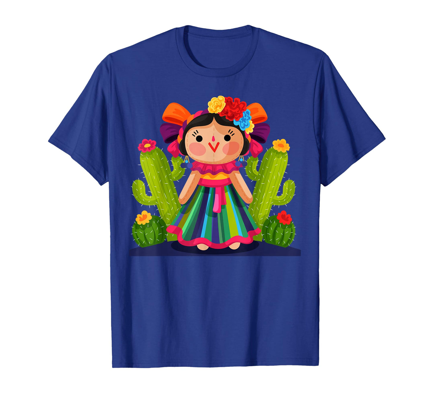 Muñeca Típica Mexicana María Lele Muñeca Otomi Artesanal T-Shirt