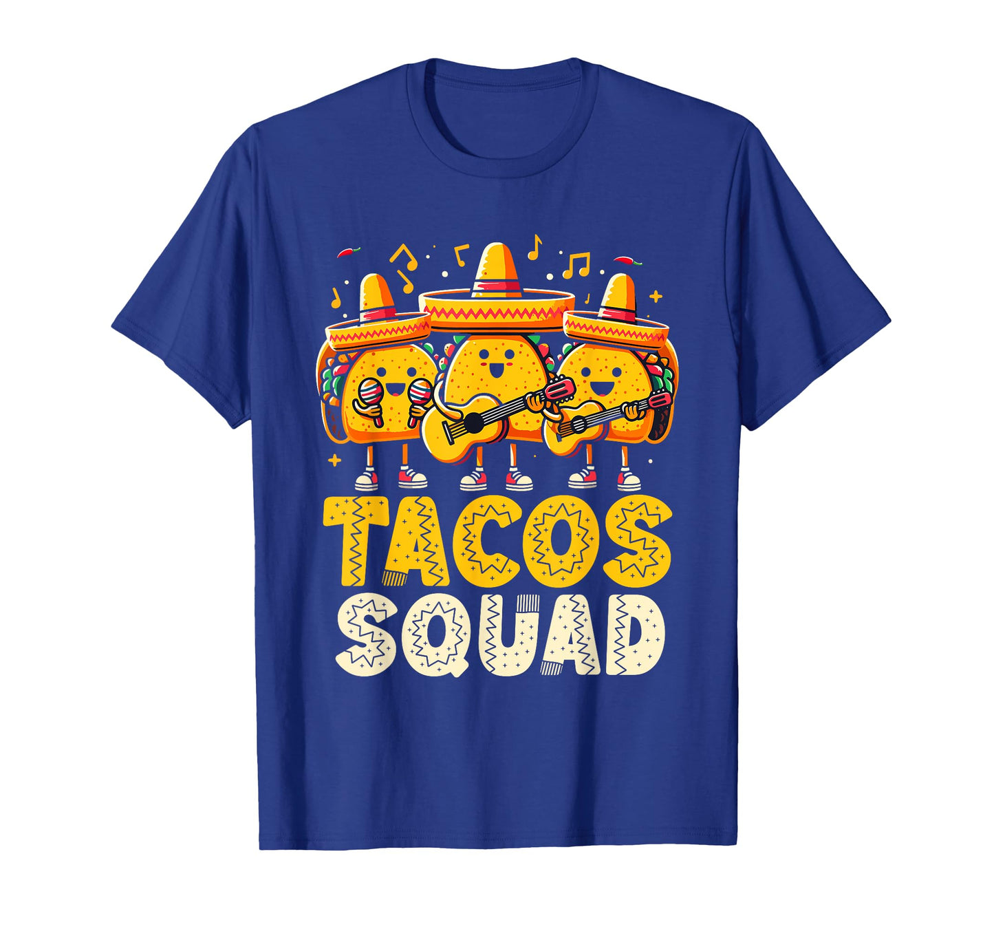 Funny Tacos Squad Cinco De Mayo Mexican Party Taco Food T-Shirt