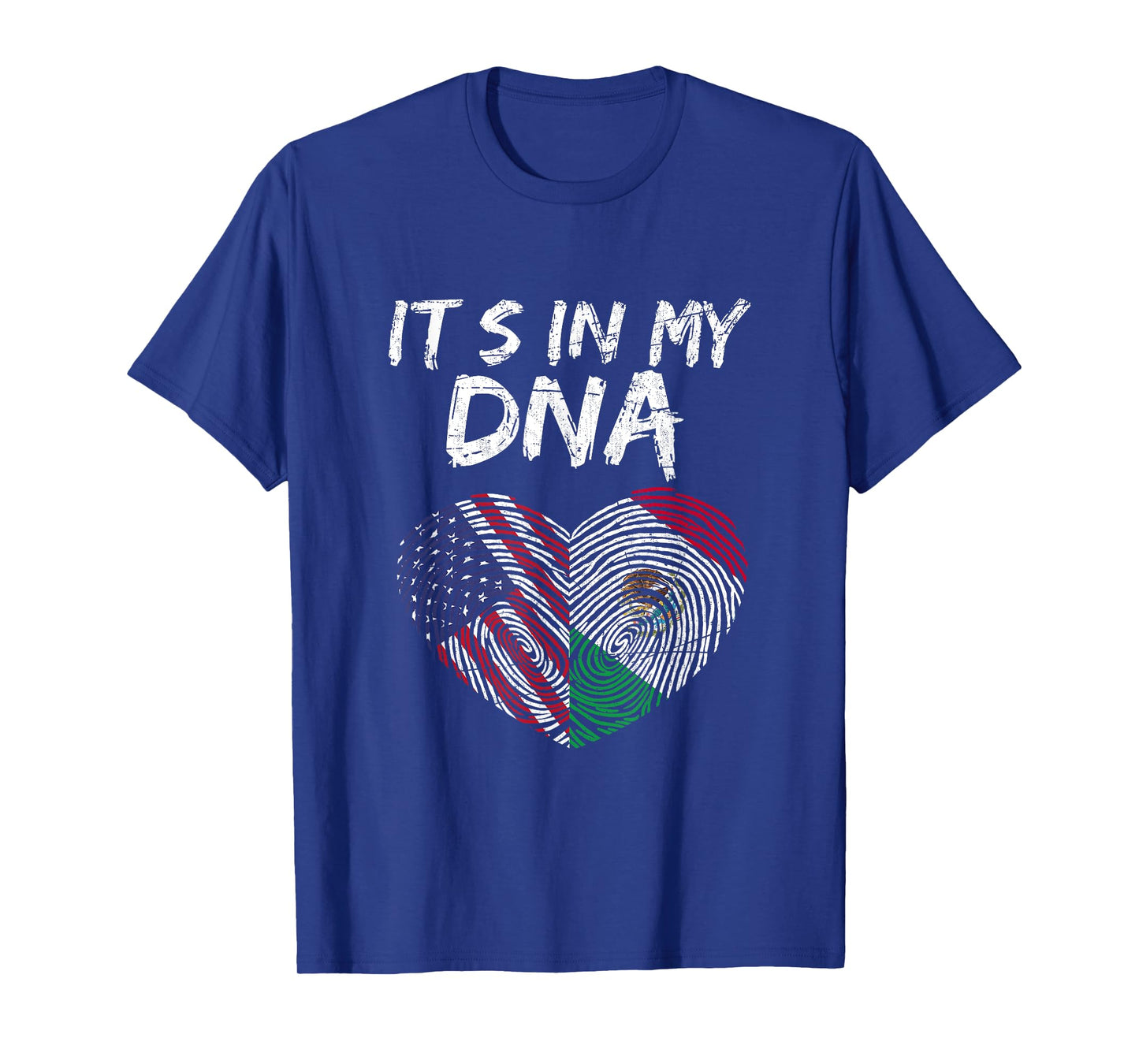 DNA USA Flag American Mexican Flag Mexico T-Shirt