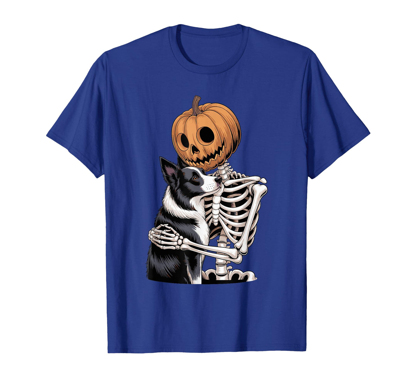 Halloween Skeleton Border Collie T-Shirt