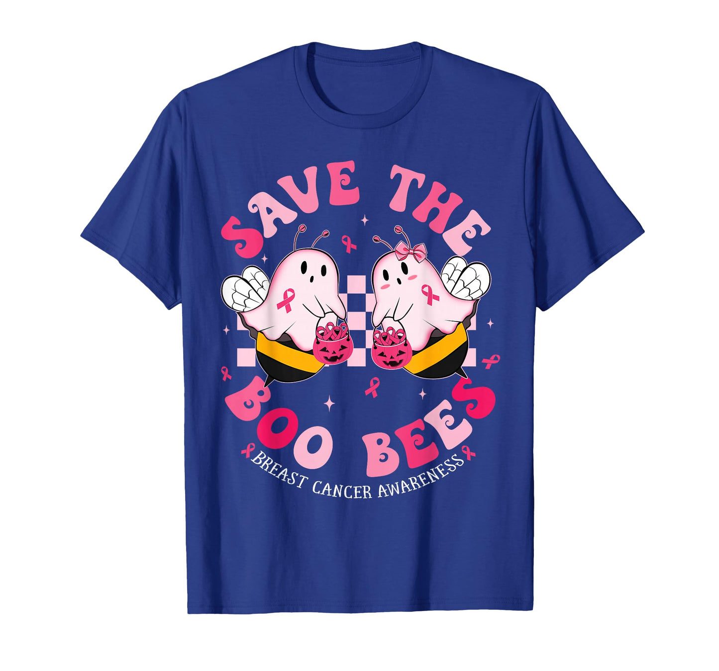 Funny Breast Cancer Awareness Halloween Shirts Women Support T-Shirt